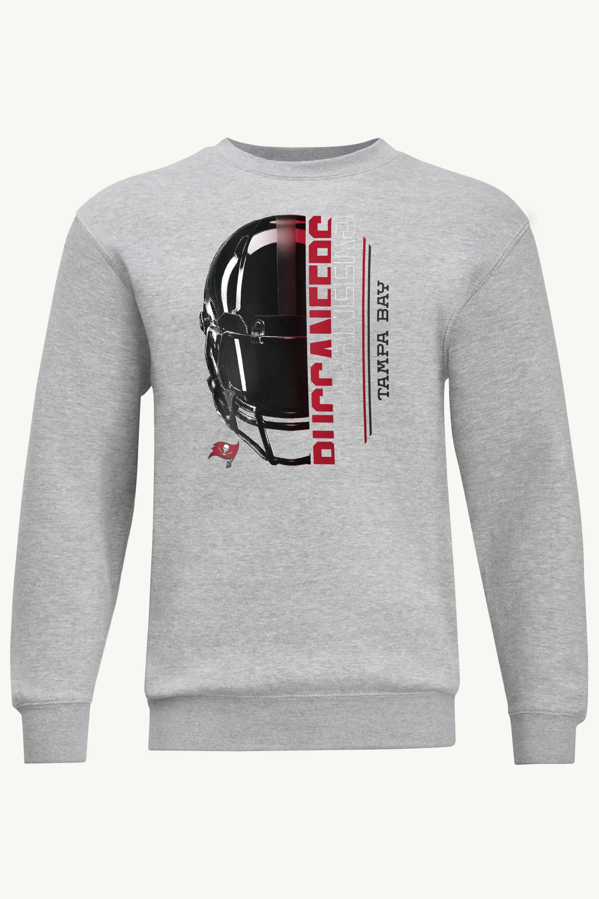 MENS TAMPA BAY BUCCANEERS HALF HELMET SWEATSHIRT