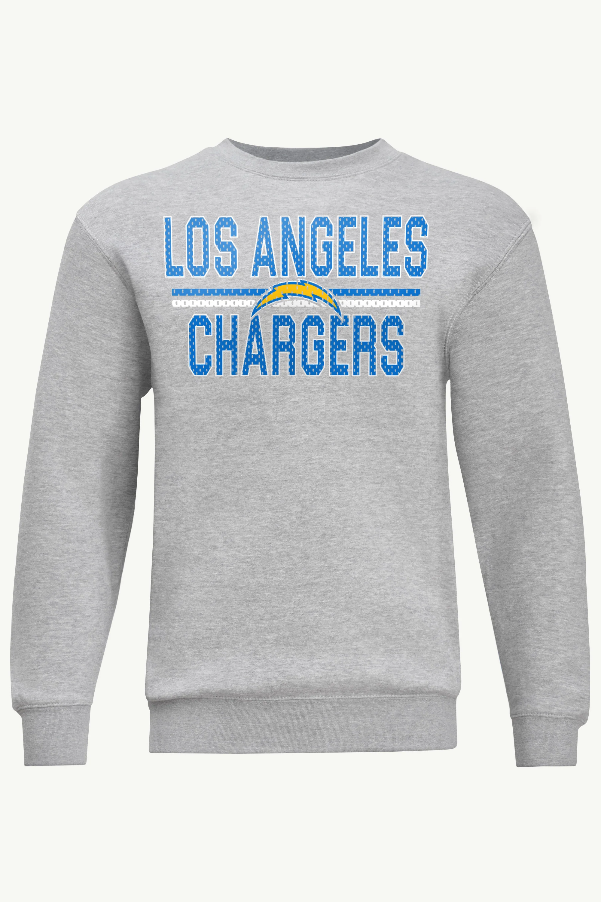 MENS LOS ANGELES CHARGERS MESH LOOK SWEATSHIRT - Image 5
