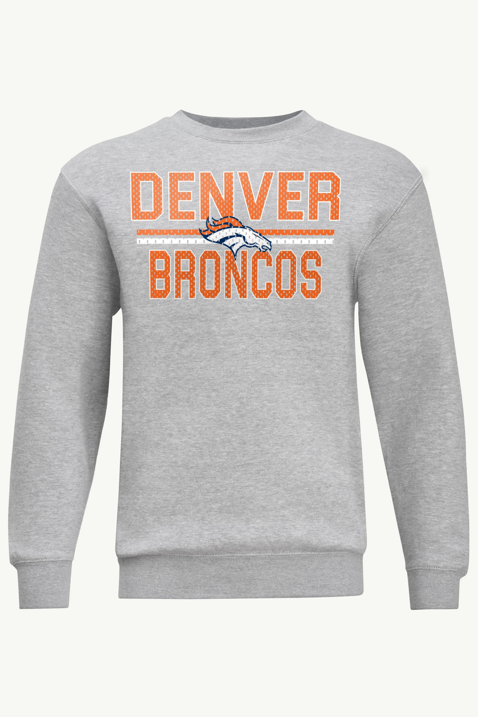 MENS DENVER BRONCOS MESH LOOK SWEATSHIRT