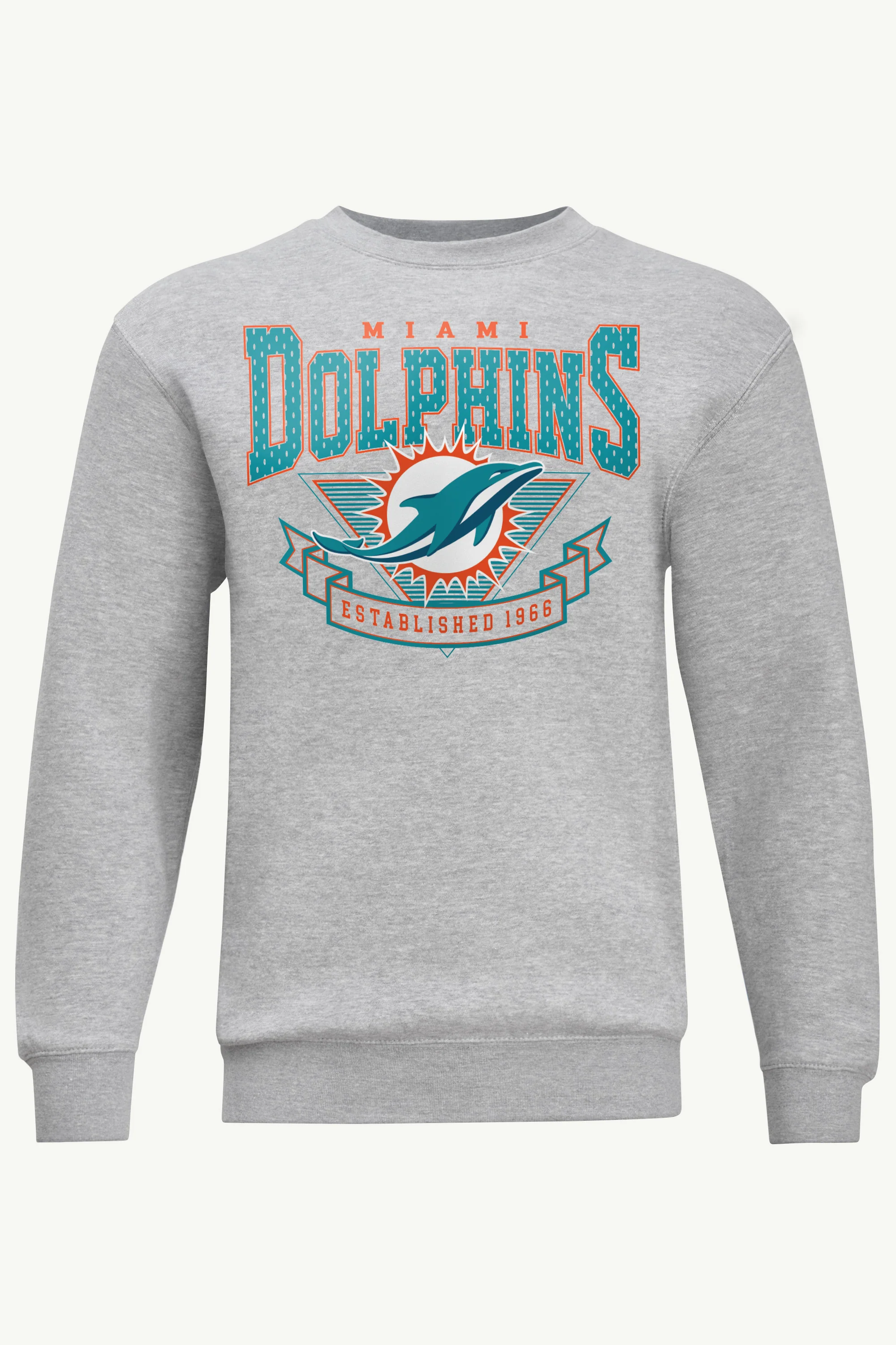 MENS MIAMI DOLPHINS 80's INSPIRED SWEATSHIRT