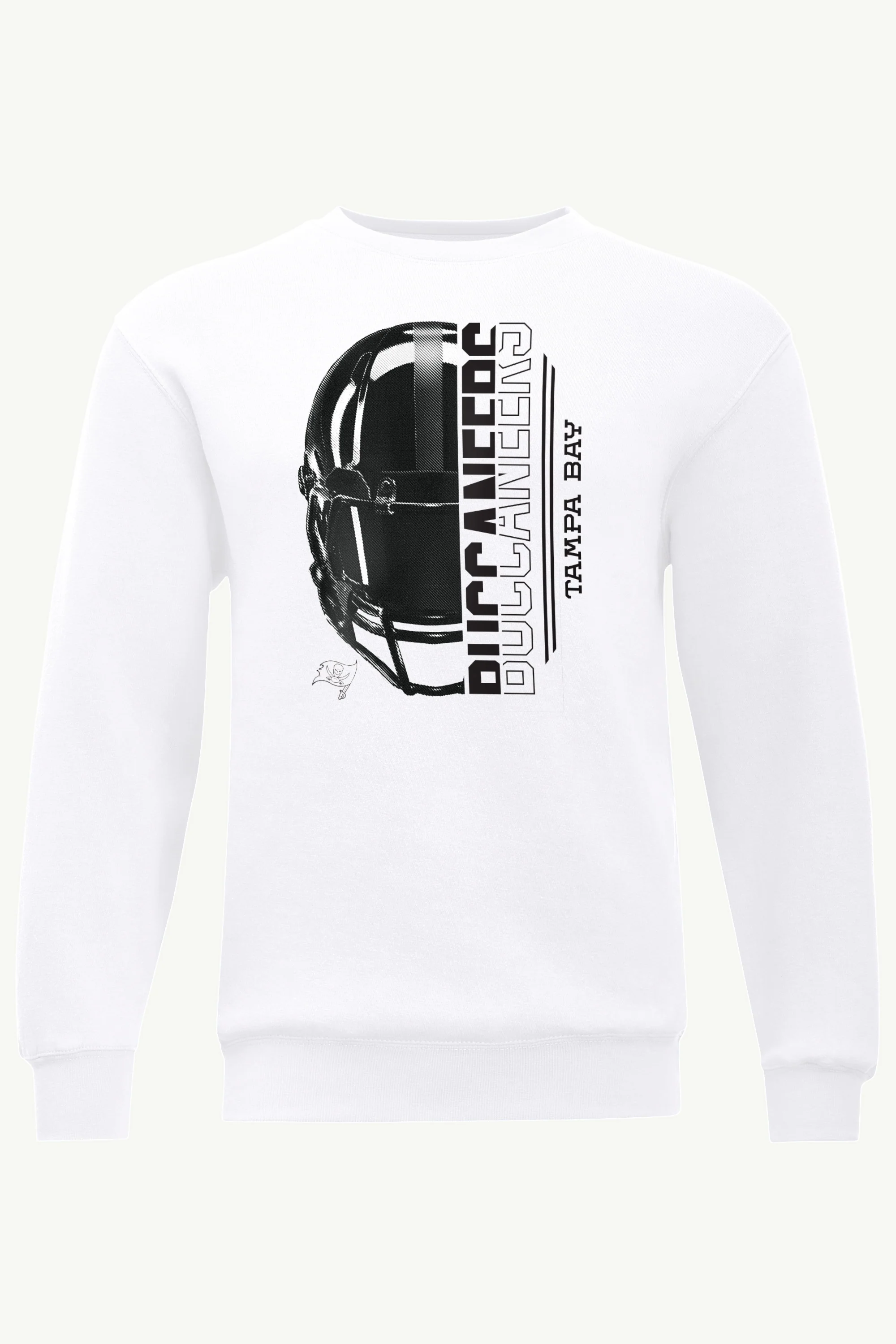 MENS TAMPA BAY BUCCANEERS HALF HELMET SWEATSHIRT