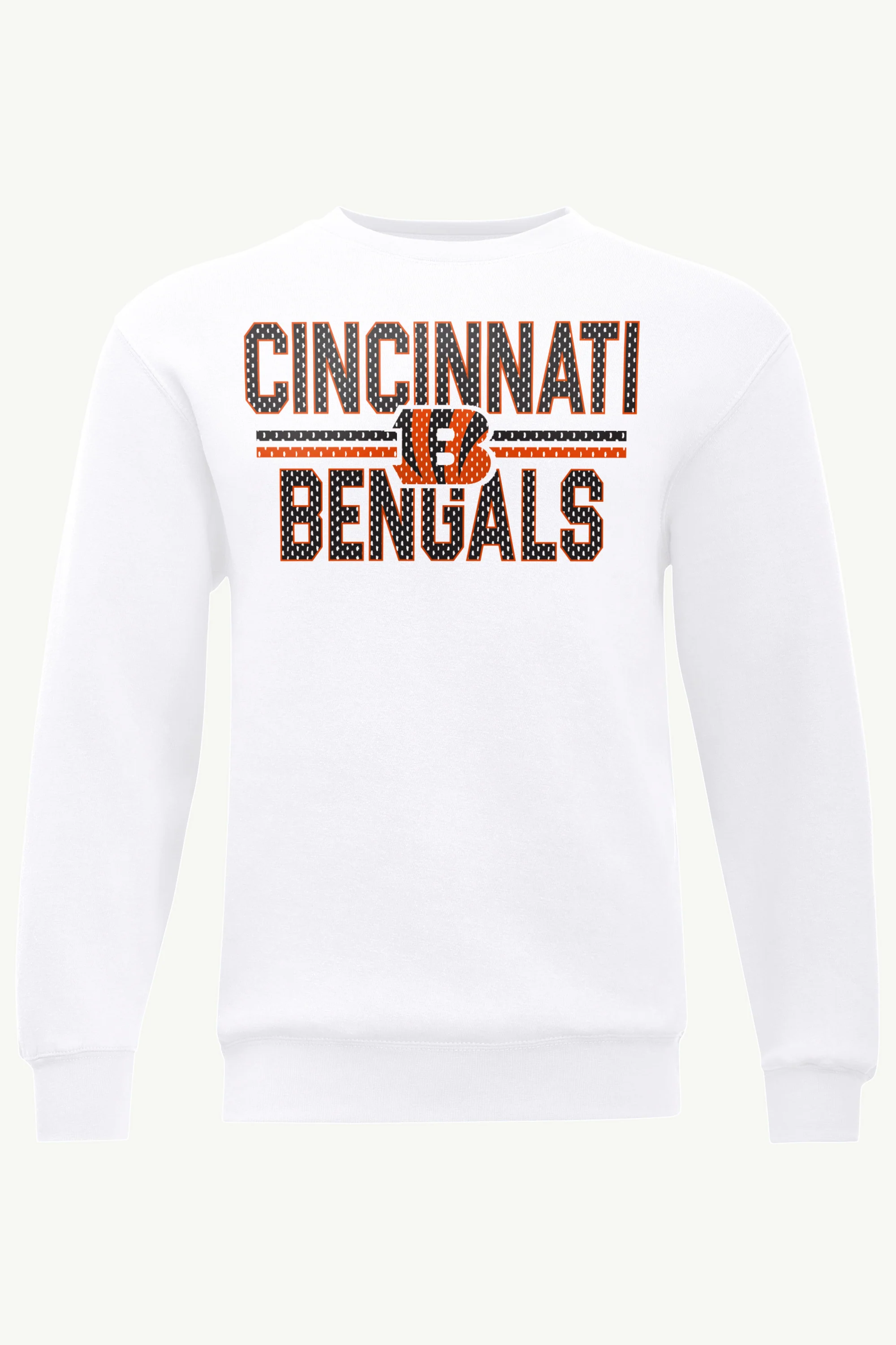MENS CINCINNATI BENGALS MESH LOOK SWEATSHIRT - Image 4