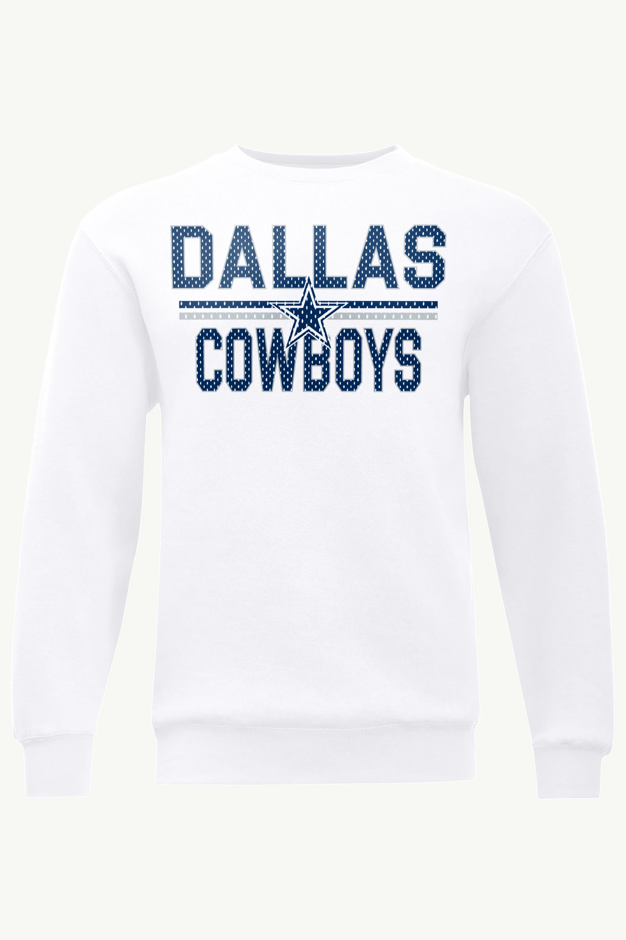 MENS DALLAS COWBOYS MESH LOOK SWEATSHIRT - Image 5