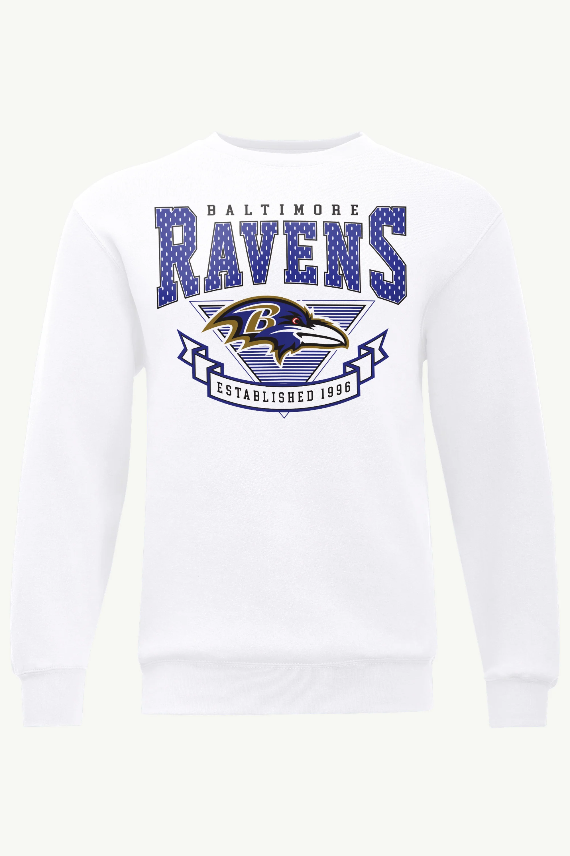 MENS BALTIMORE RAVENS 80's INSPIRED SWEATSHIRT