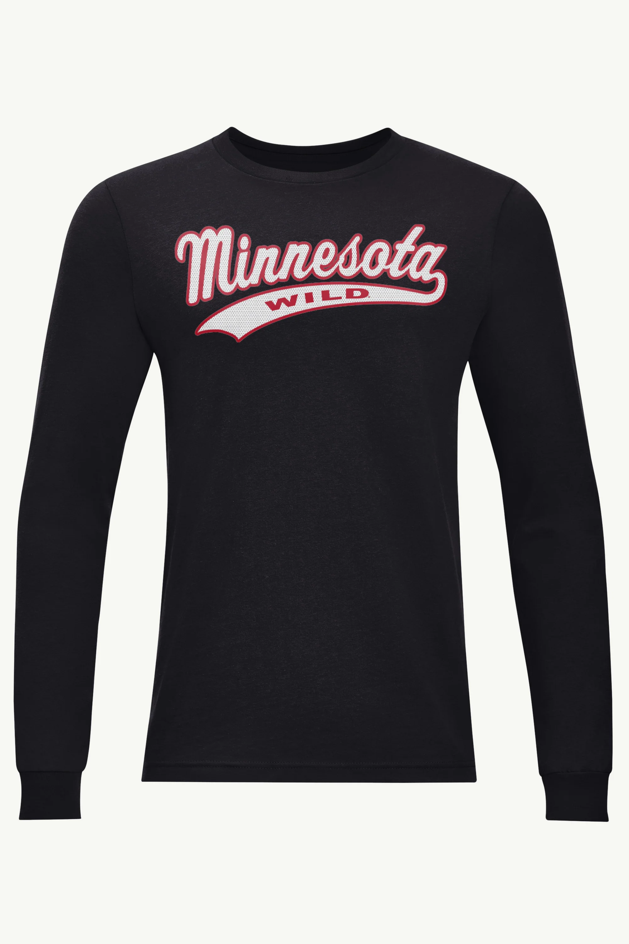 MENS MINNESOTA WILD TAILSWEEP LONG SLEEVE T SHIRT
