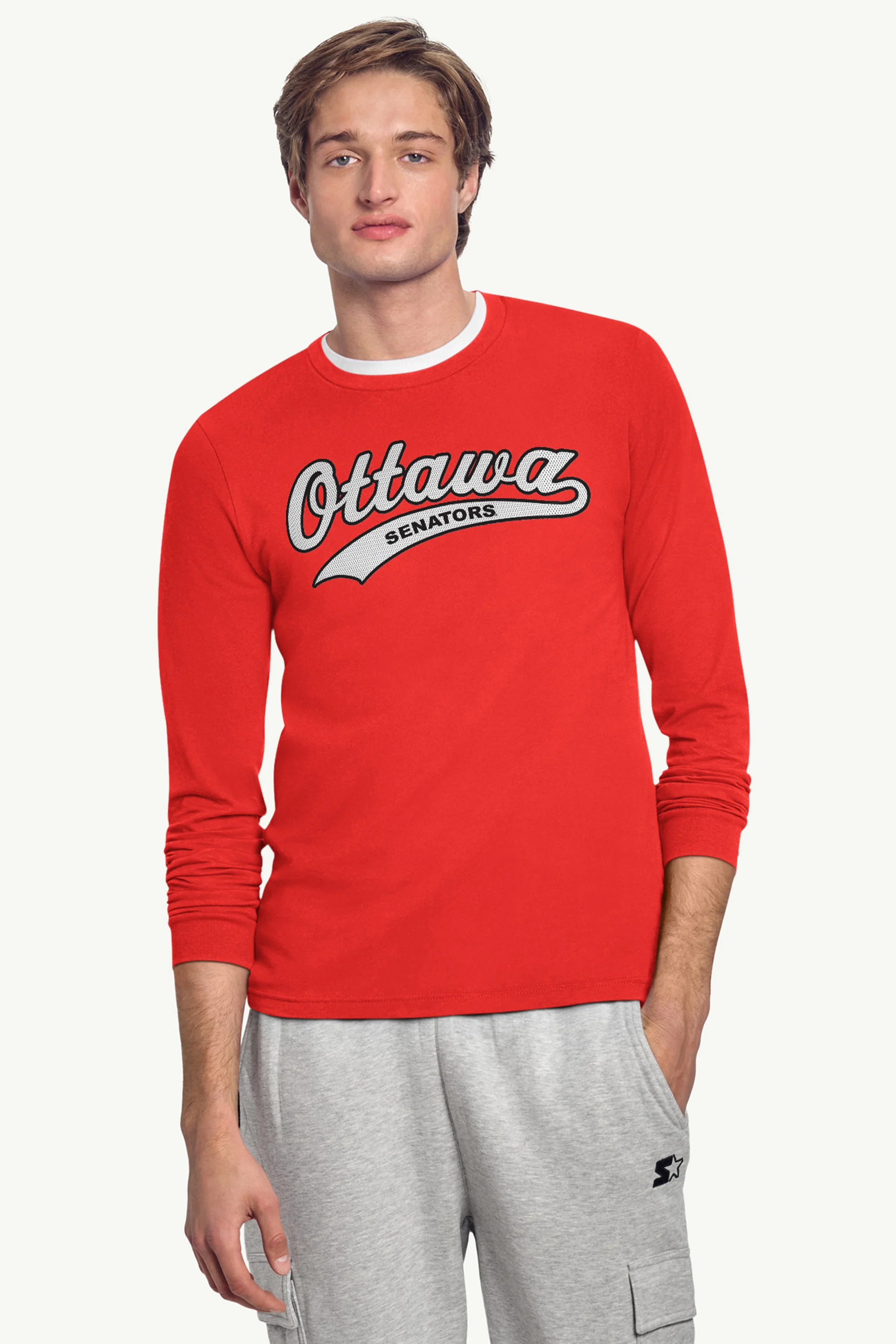 MENS OTTAWA SENATORS TAILSWEEP LONG SLEEVE T SHIRT - Image 2