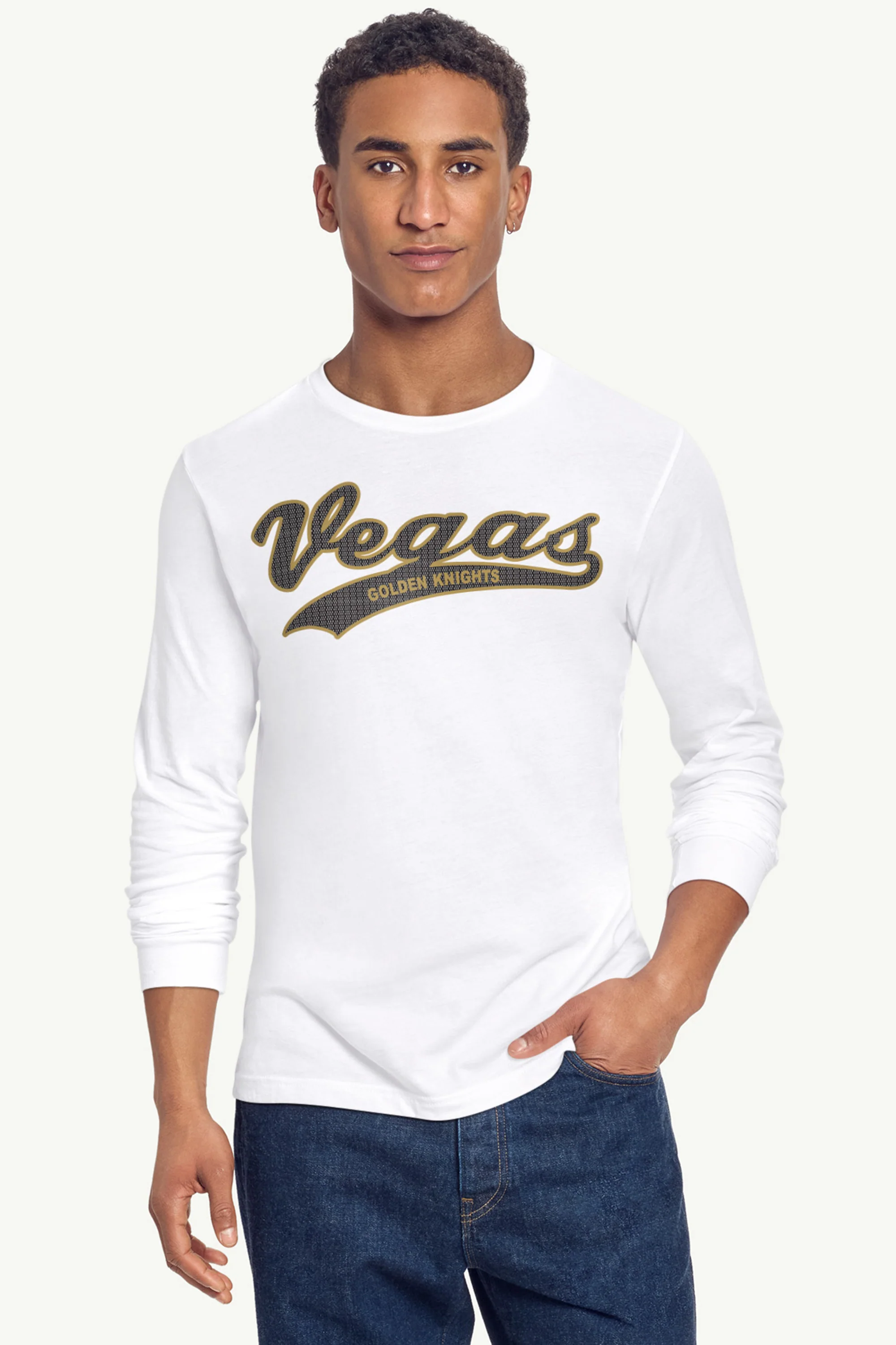 MENS LAS VEGAS GOLDEN KNIGHTS TAILSWEEP LONG SLEEVE T SHIRT - Image 4