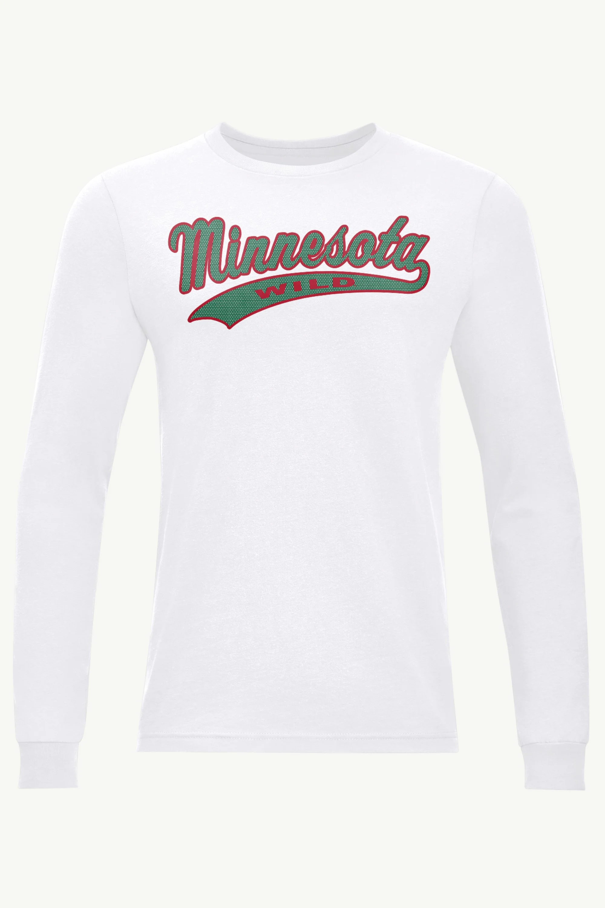 MENS MINNESOTA WILD TAILSWEEP LONG SLEEVE T SHIRT