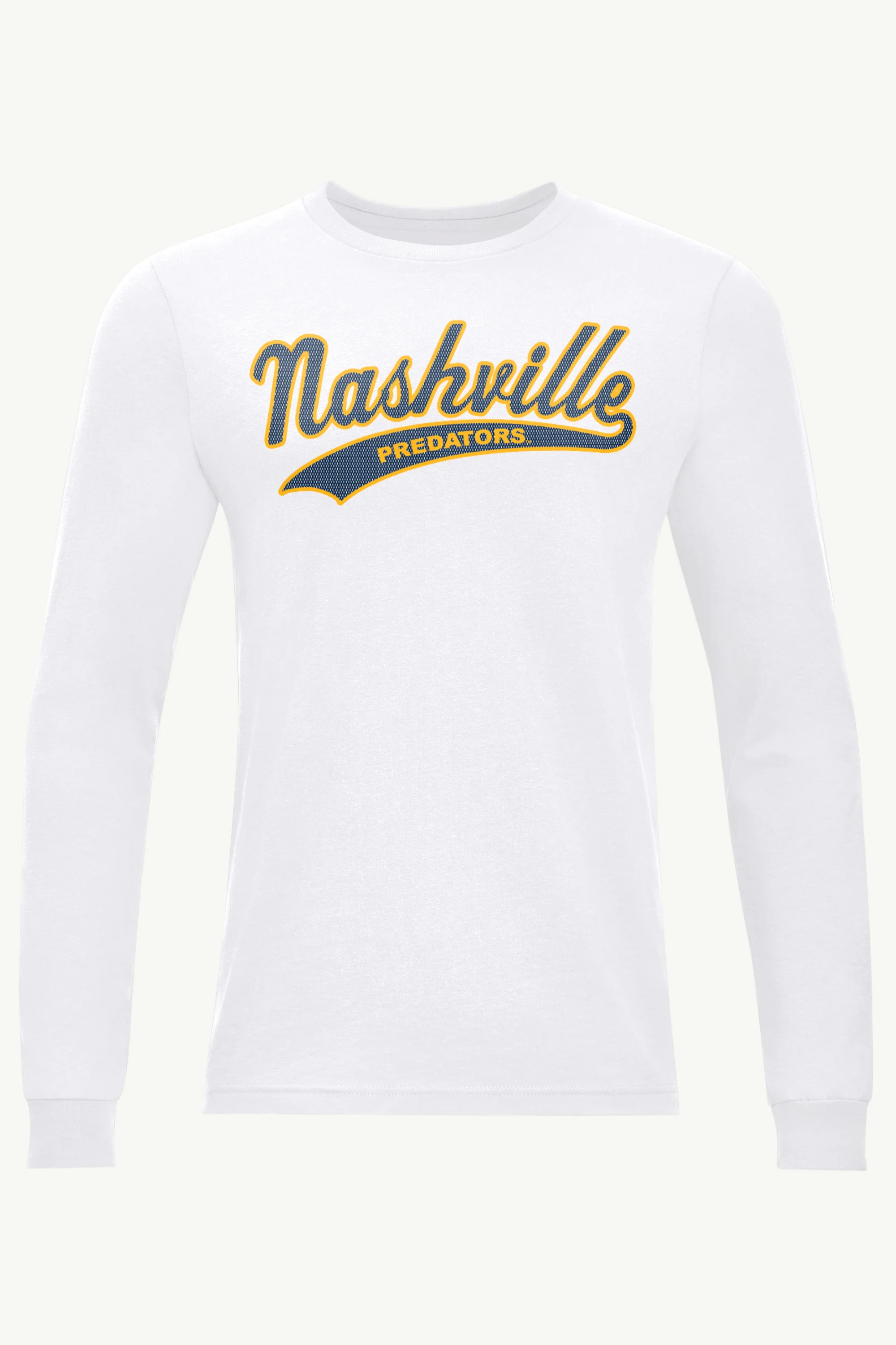 MENS NASHVILLE PREDATORS TAILSWEEP LONG SLEEVE T SHIRT
