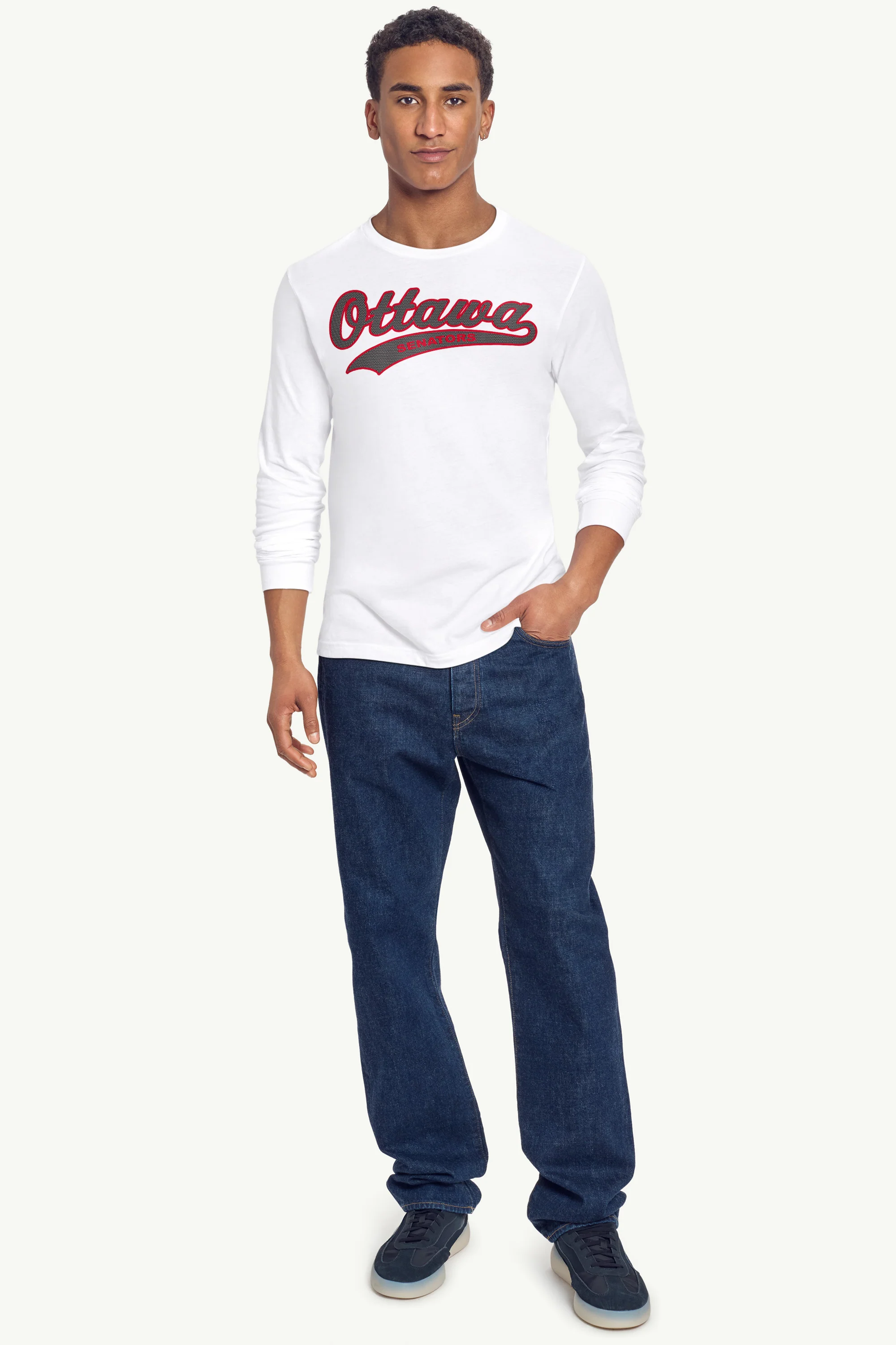 MENS OTTAWA SENATORS TAILSWEEP LONG SLEEVE T SHIRT - Image 4