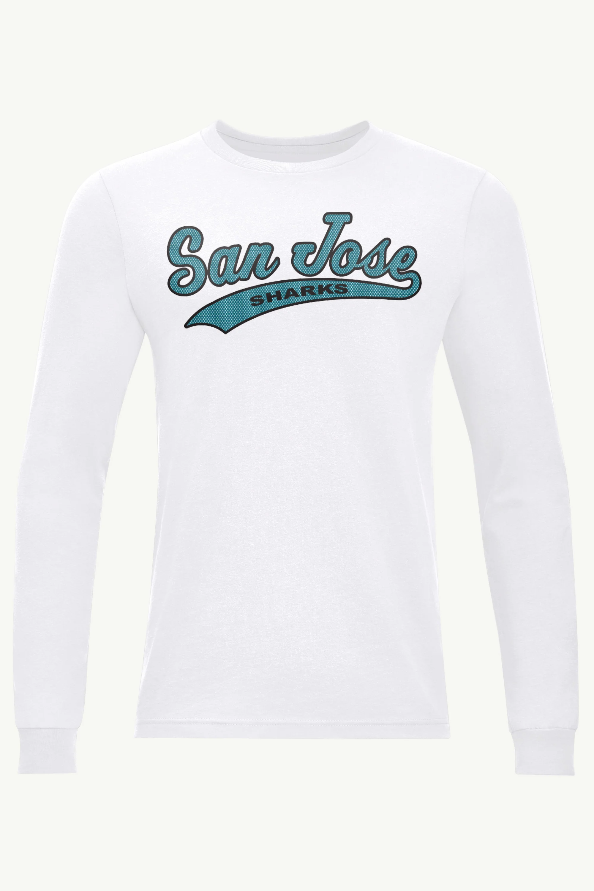 MENS SAN JOSE SHARKS TAILSWEEP LONG SLEEVE T SHIRT