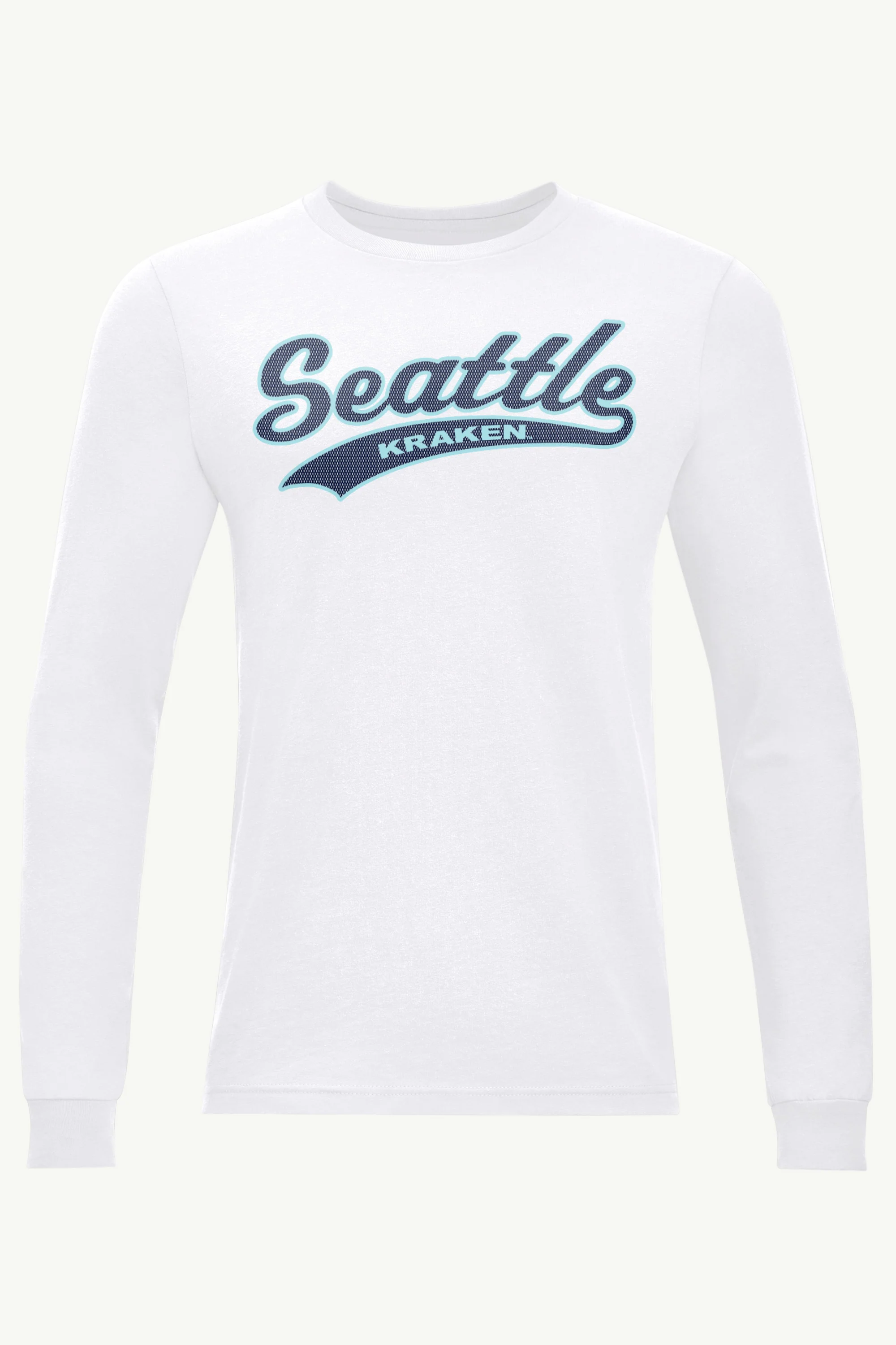 MENS SEATTLE KRAKEN TAILSWEEP LONG SLEEVE T SHIRT