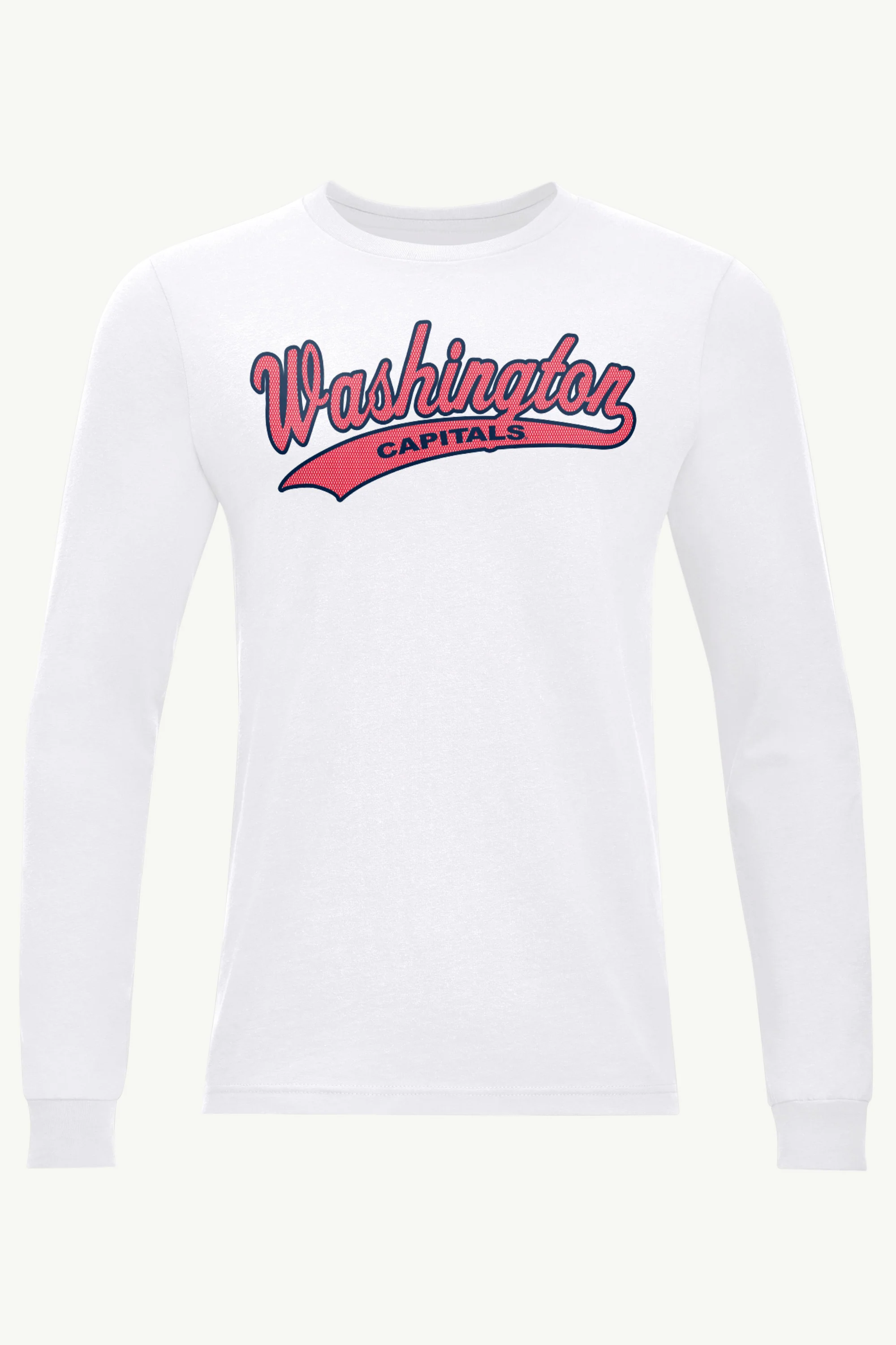 MENS WASHINGTON CAPITALS TAILSWEEP LONG SLEEVE T SHIRT