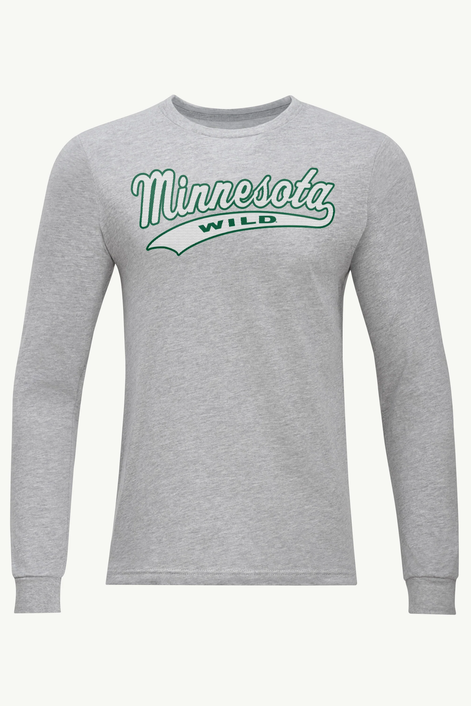 MENS MINNESOTA WILD TAILSWEEP LONG SLEEVE T SHIRT