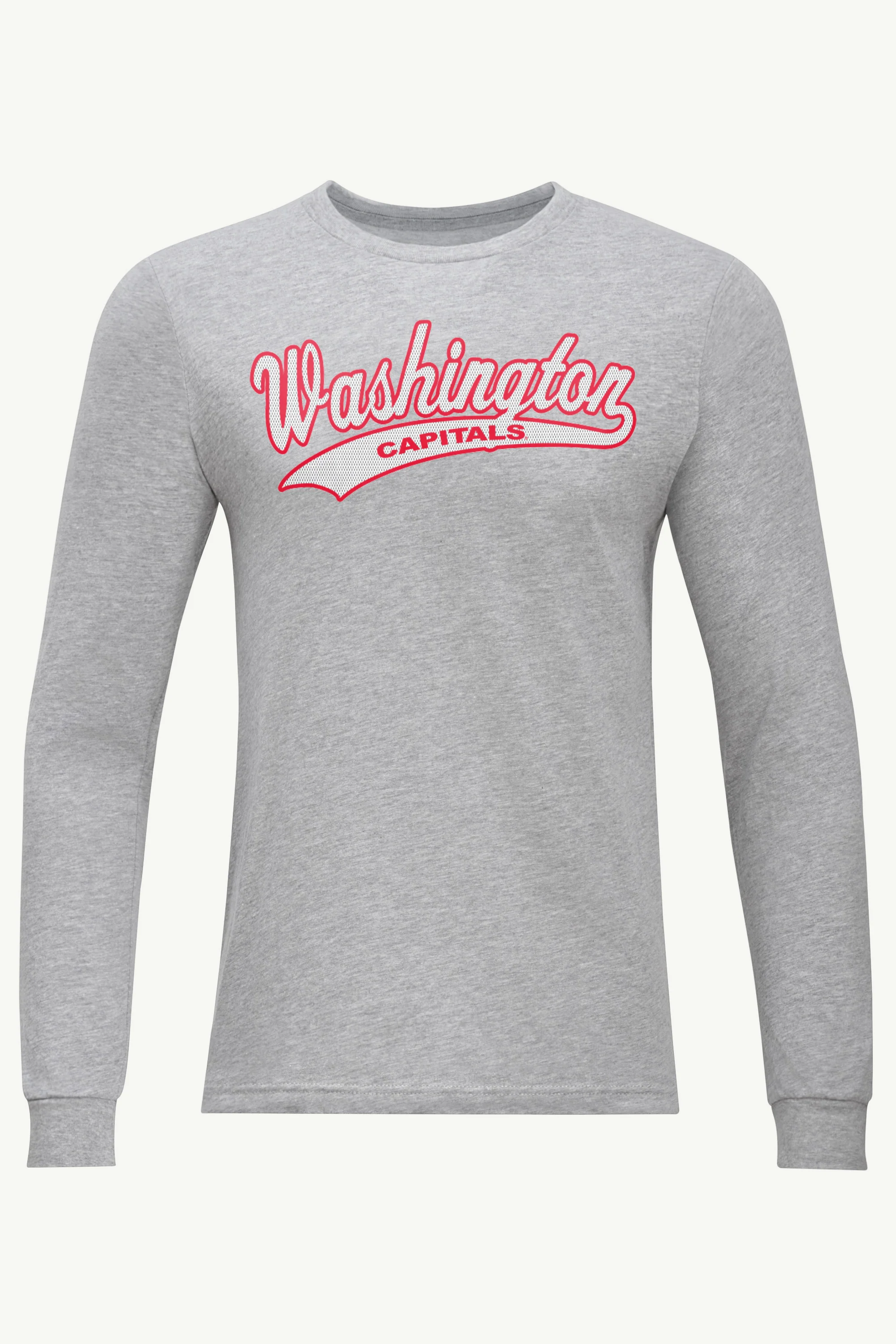 MENS WASHINGTON CAPITALS TAILSWEEP LONG SLEEVE T SHIRT