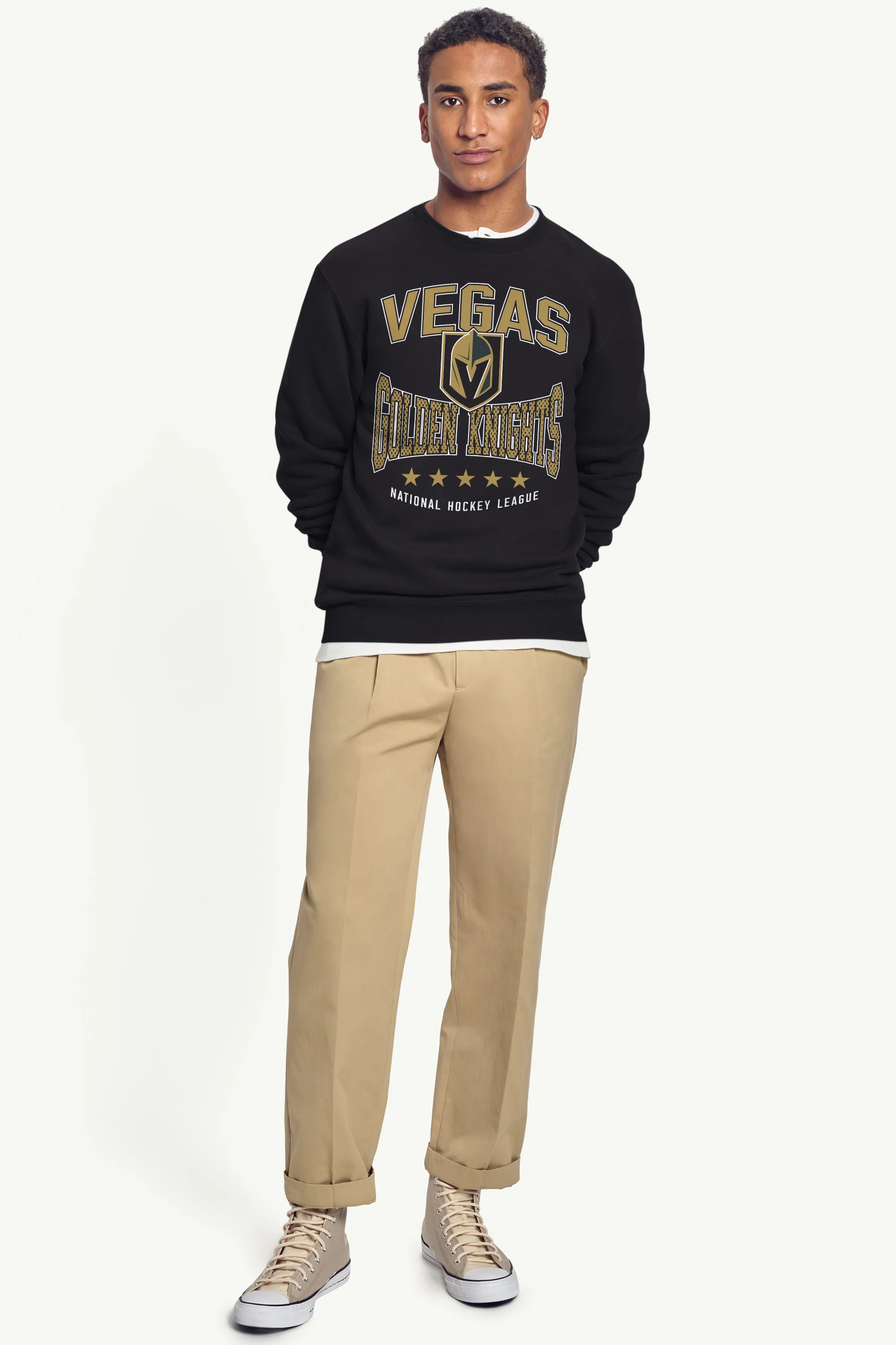 MENS VEGAS GOLDEN KNIGHTS CENTER SQUEEZE SWEATSHIRT - Image 4