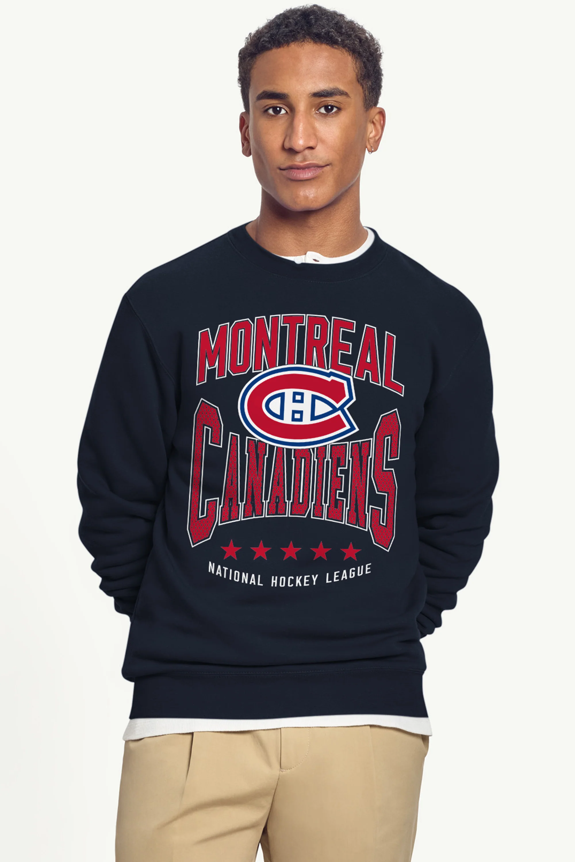 MENS MONTREAL CANADIENS CENTER SQUEEZE SWEATSHIRT - Image 3