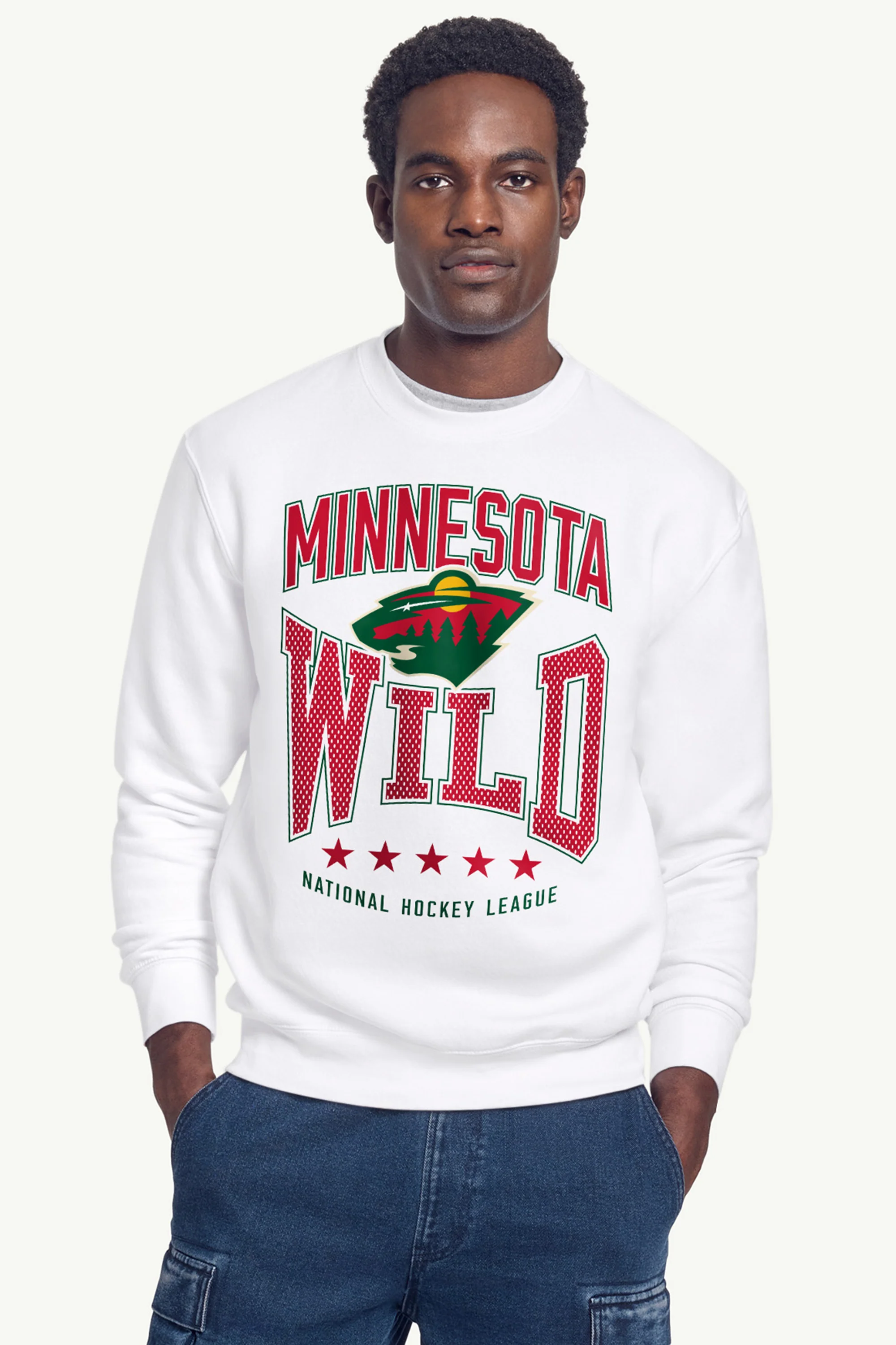 MENS MINNESOTA WILD CENTER SQUEEZE SWEATSHIRT - Image 3