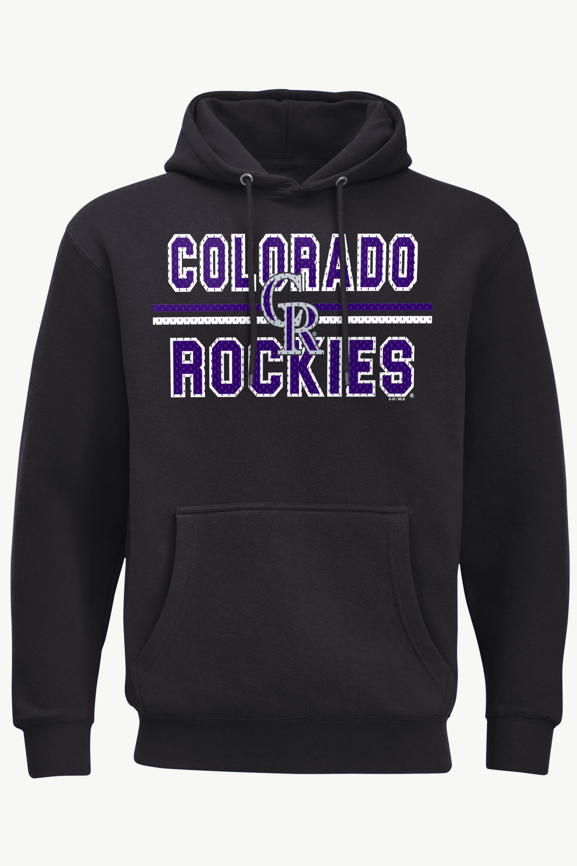 MENS COLORADO ROCKIES MESH LOOK HOODIE