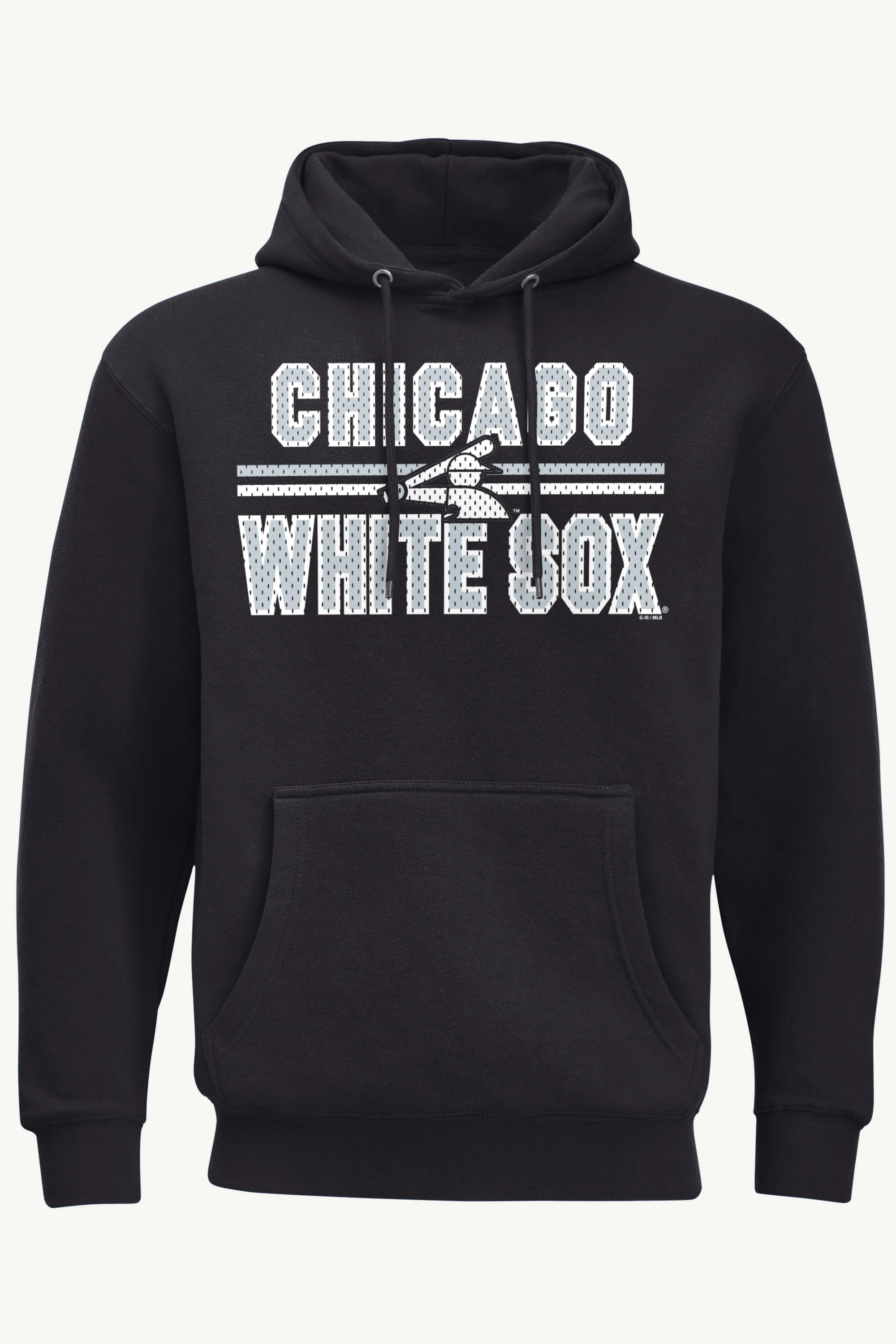 MENS CHICAGO WHITE SOX MESH LOOK HOODIE