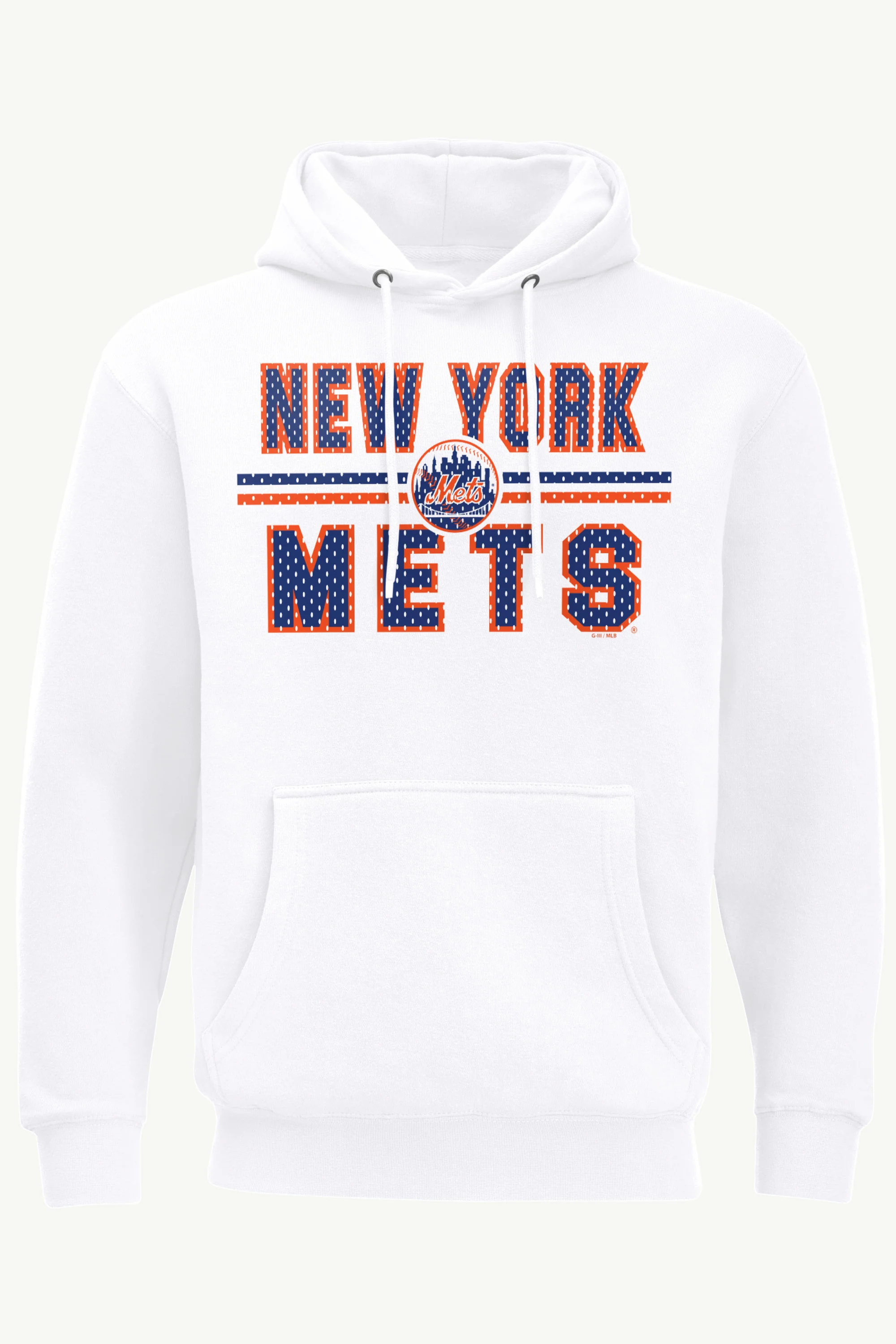 MENS NEW YORK METS MESH LOOK HOODIE