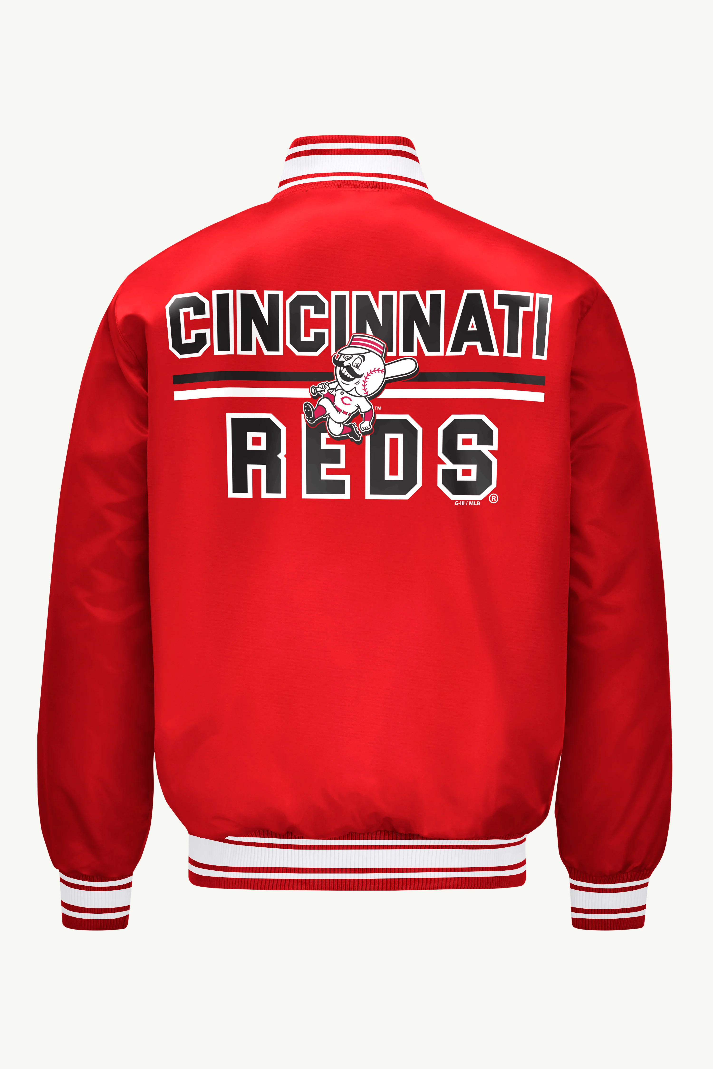 MENS CINCINNATI REDS SATIN VARSITY JACKET - Image 2