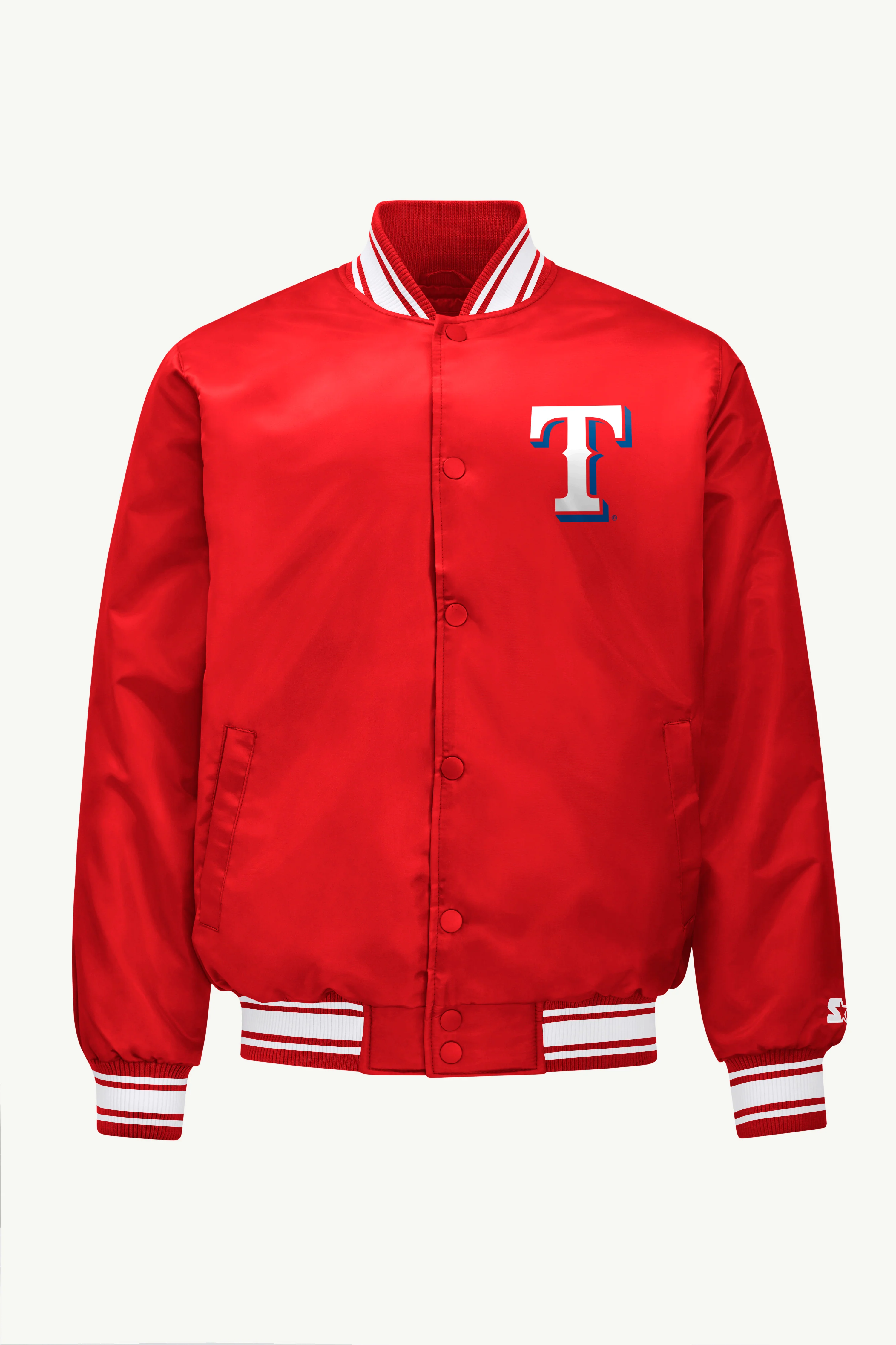 MENS TEXAS RANGERS SATIN VARSITY JACKET - Image 4