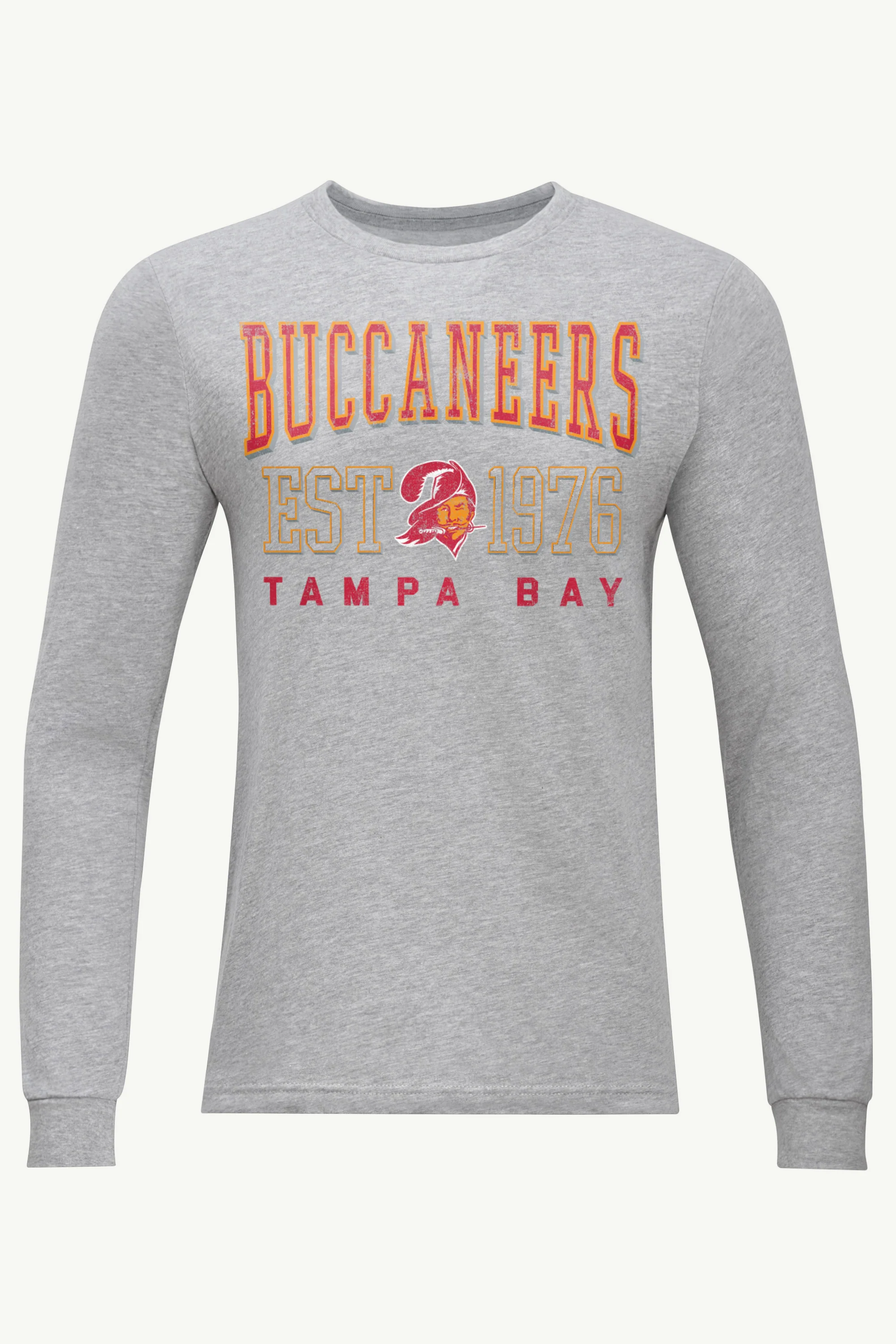 MENS TAMPA BAY BUCCANEERS RETRO LOGO LONG SLEEVE T SHIRT