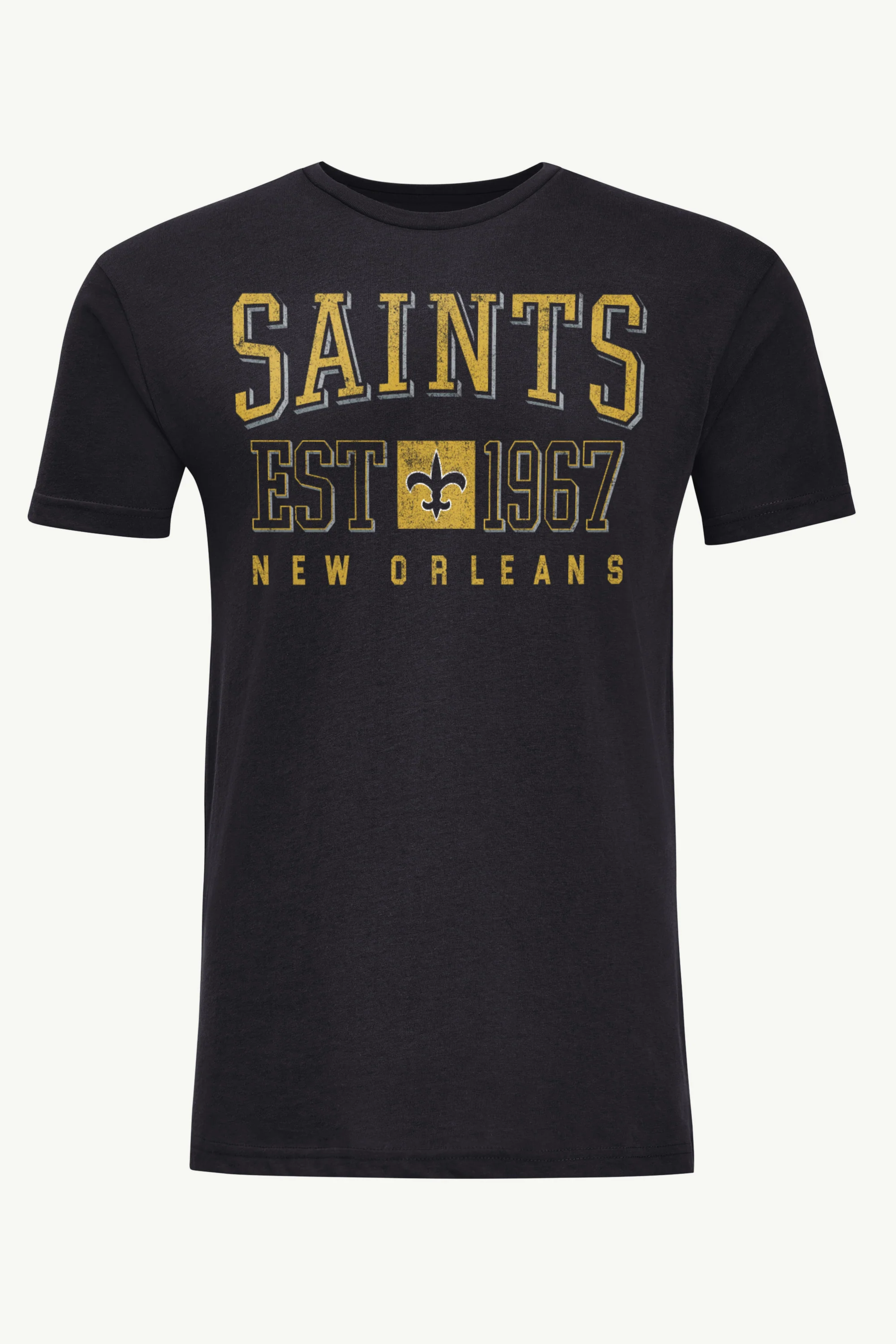 MENS NEW ORLEANS SAINTS RETRO T SHIRT
