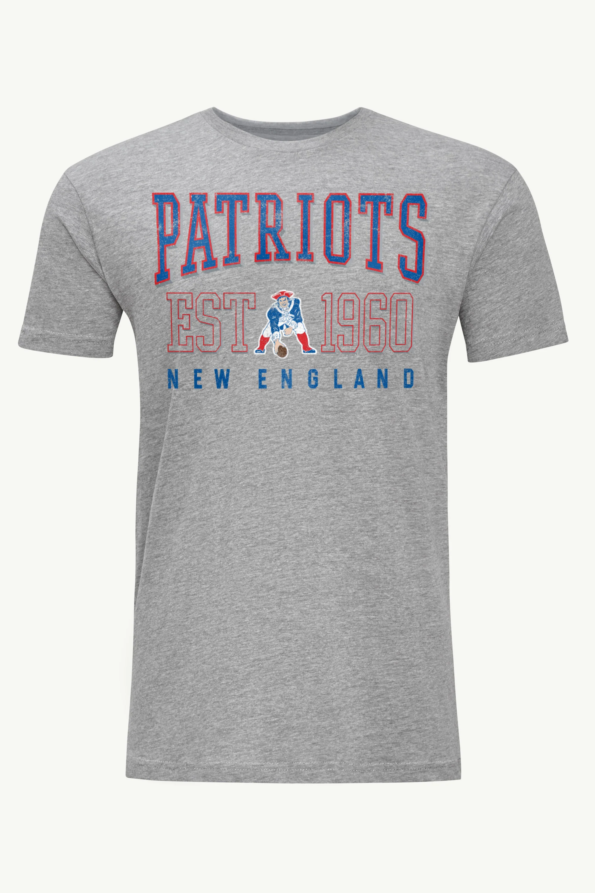 MENS NEW ENGLAND PATRIOTS RETRO T SHIRT