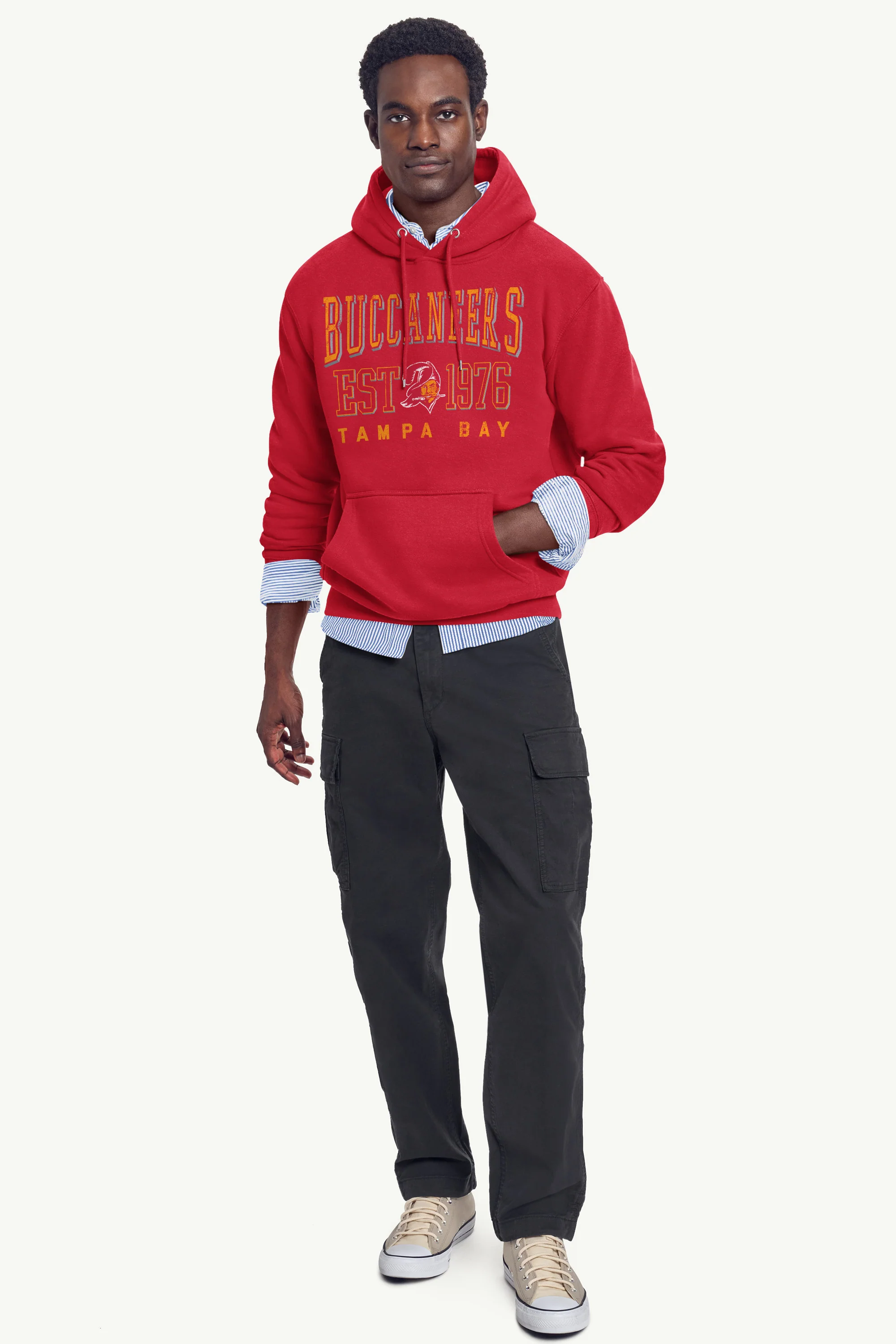 MENS TAMPA BAY BUCCANEERS RETRO HOODIE - Image 2