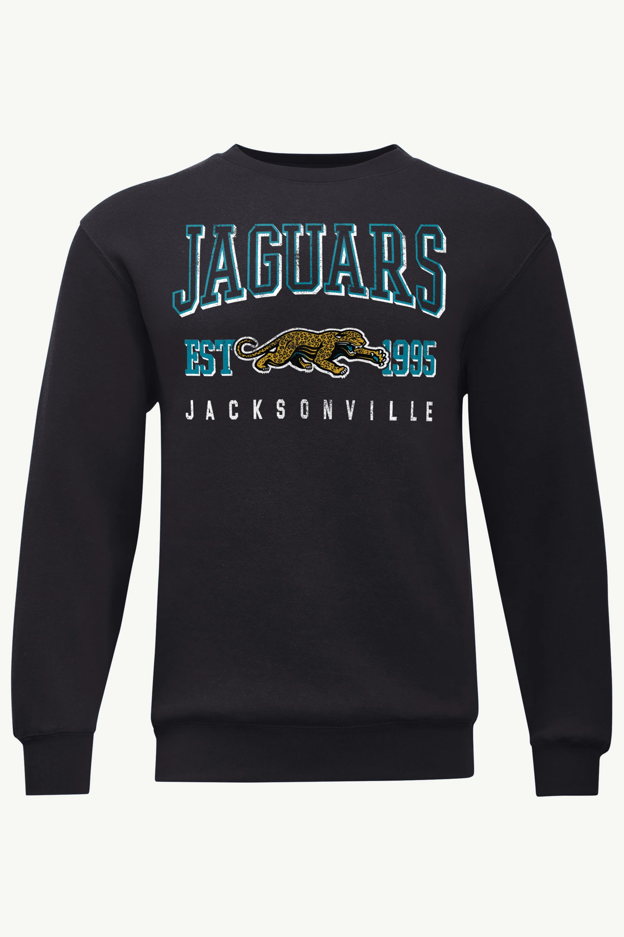 MENS JACKSONVILLE JAGUARS RETRO TEAM LOGO SWEATSHIRT