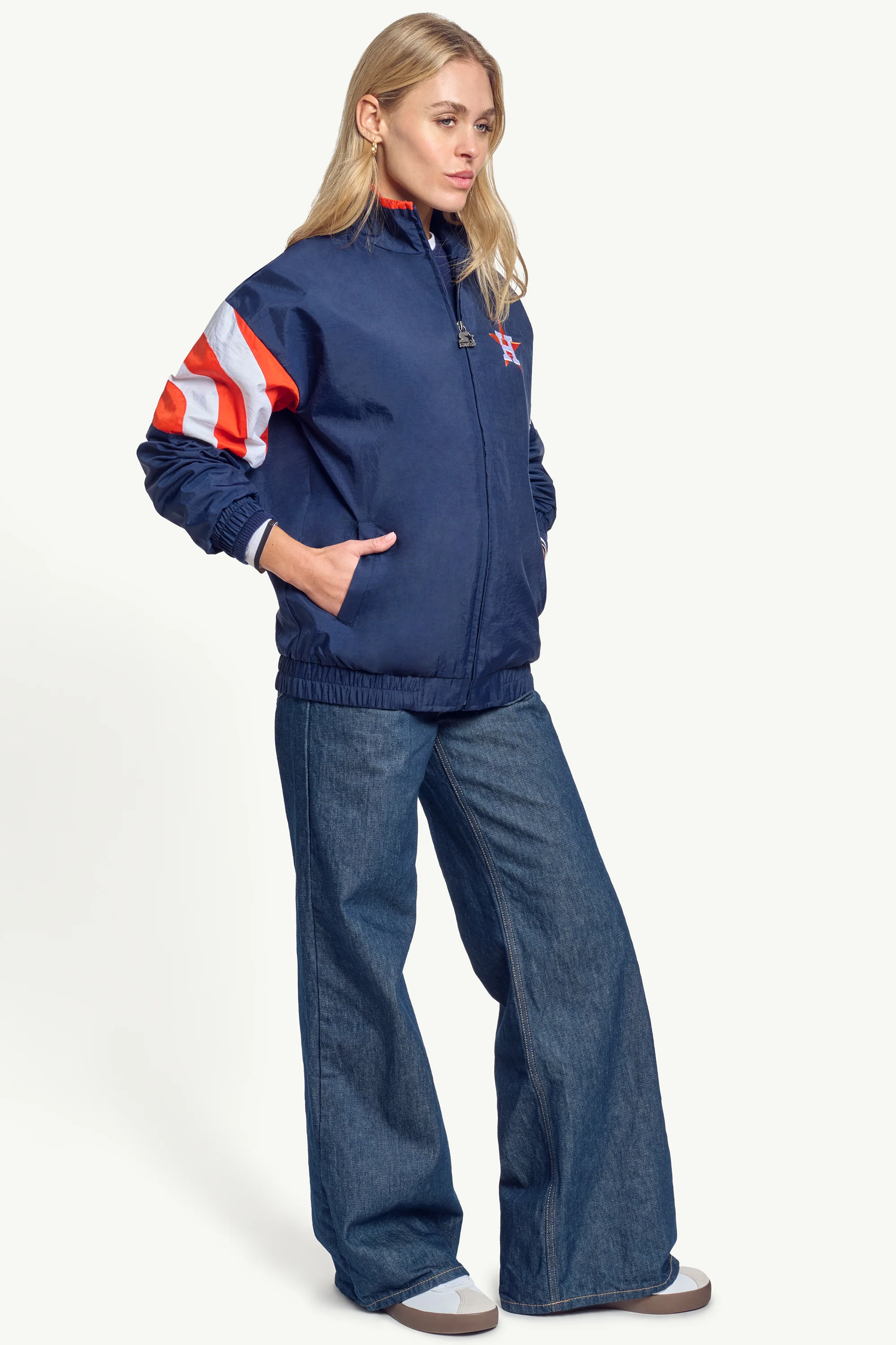 WOMENS HOUSTON ASTROS ZIP JACKET - Image 4