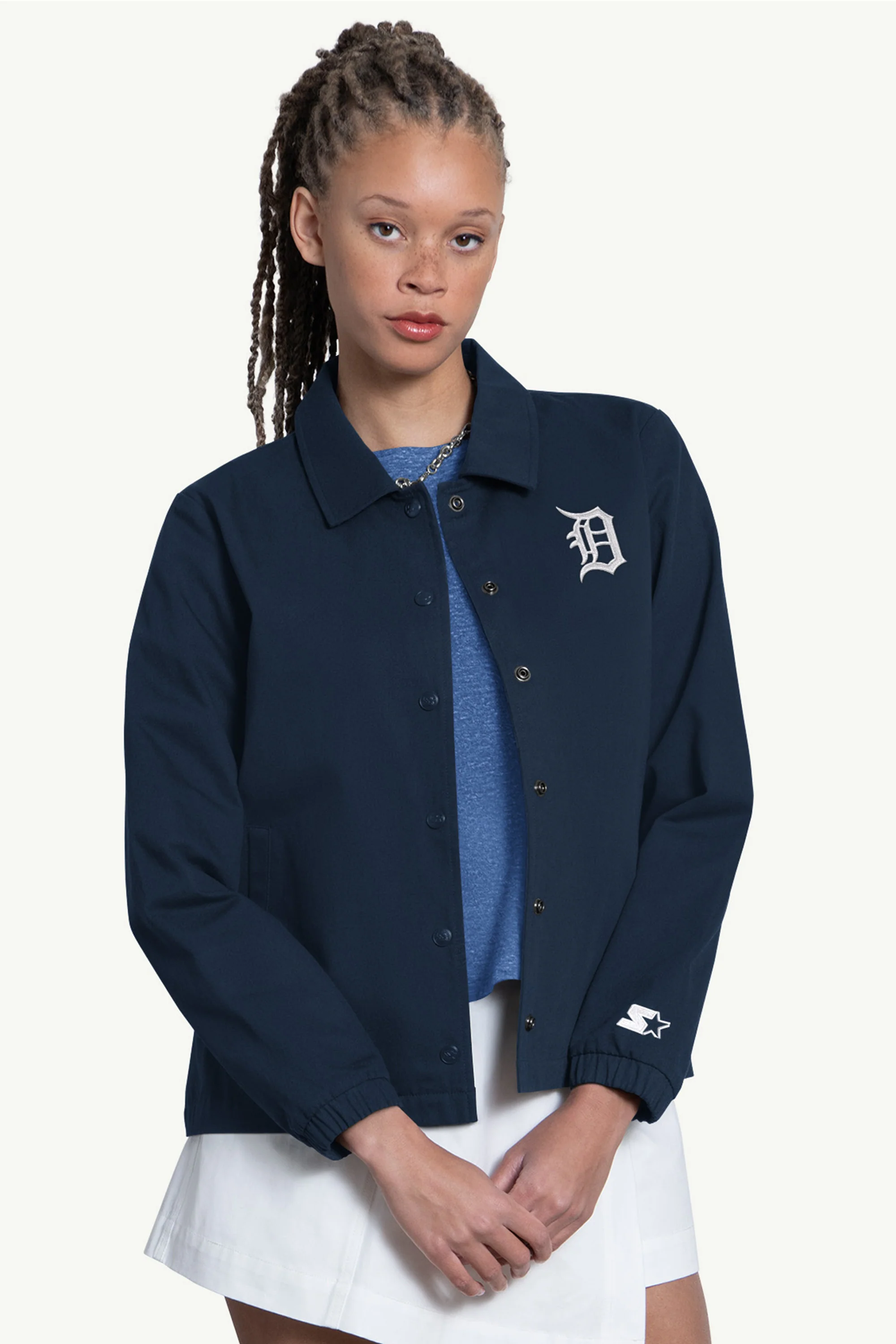WOMENS DETROIT TIGERS COACHES JACKET