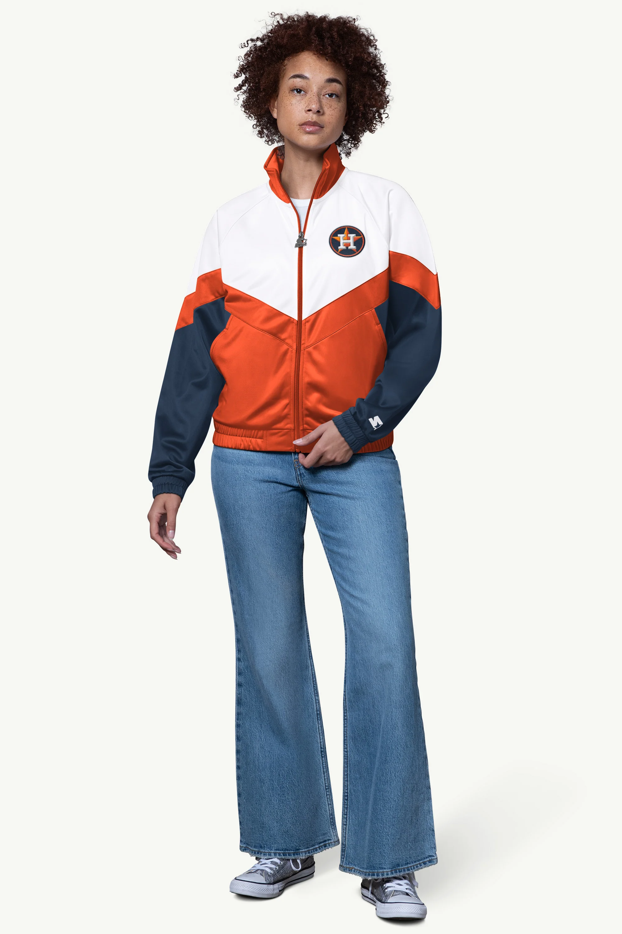 WOMENS HOUSTON ASTROS TEAMWORK TRACK JACKET - Image 3