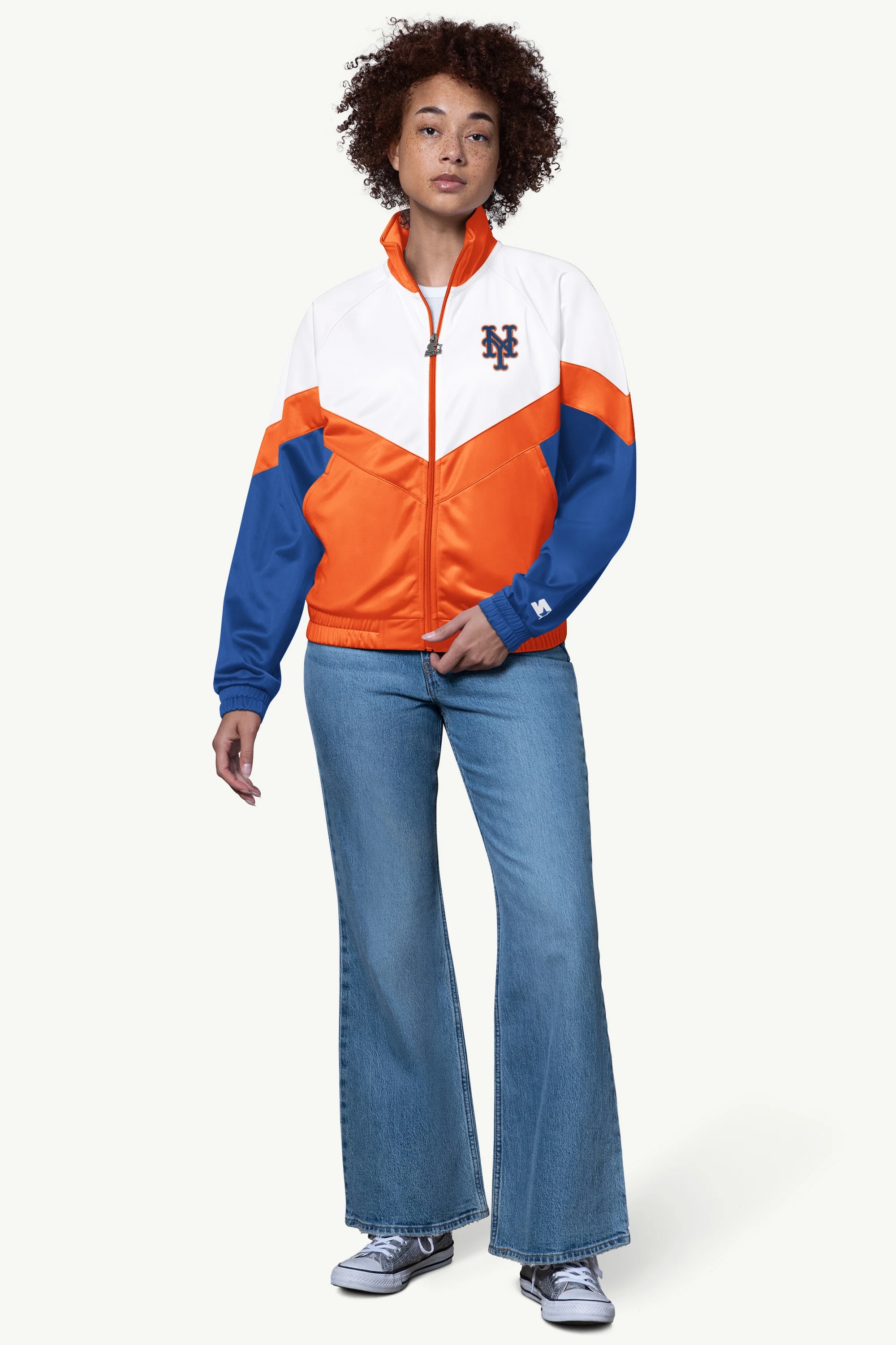 WOMENS NEW YORK METS TEAMWORK TRACK JACKET - Image 3