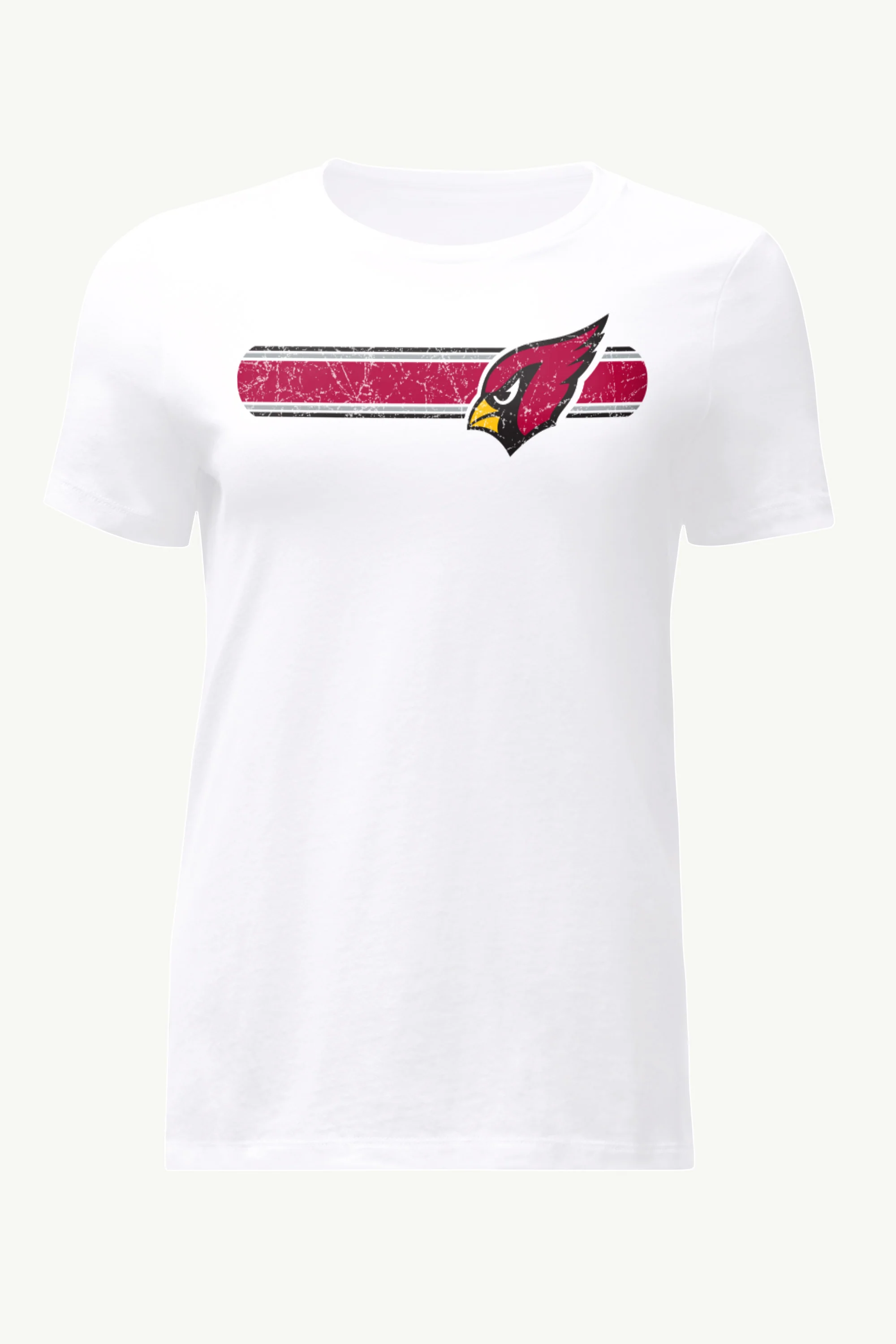 WOMENS ARIZONA CARDINALS STRIPE T SHIRT