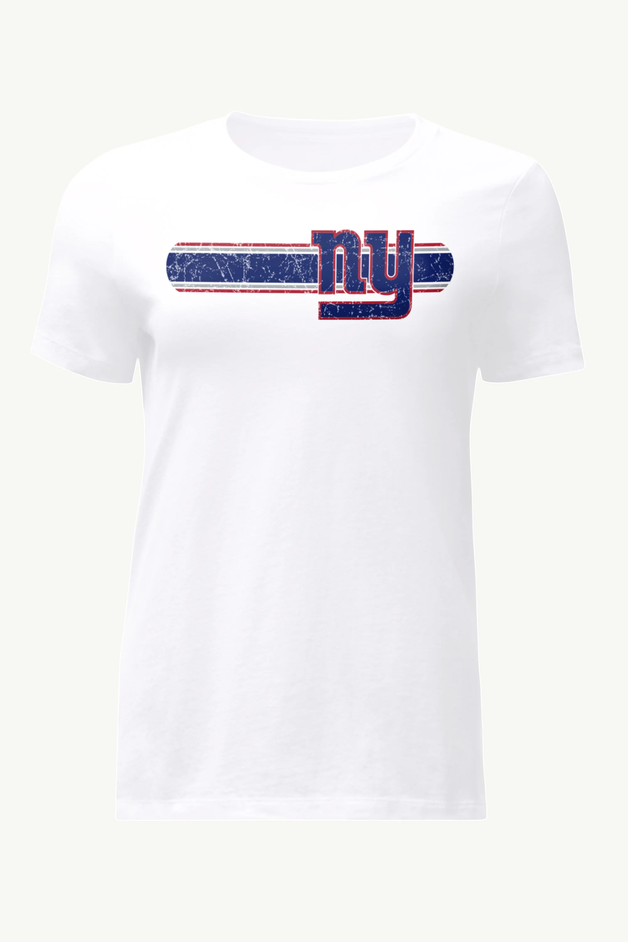 WOMENS NEW YORK GIANTS STRIPE T SHIRT