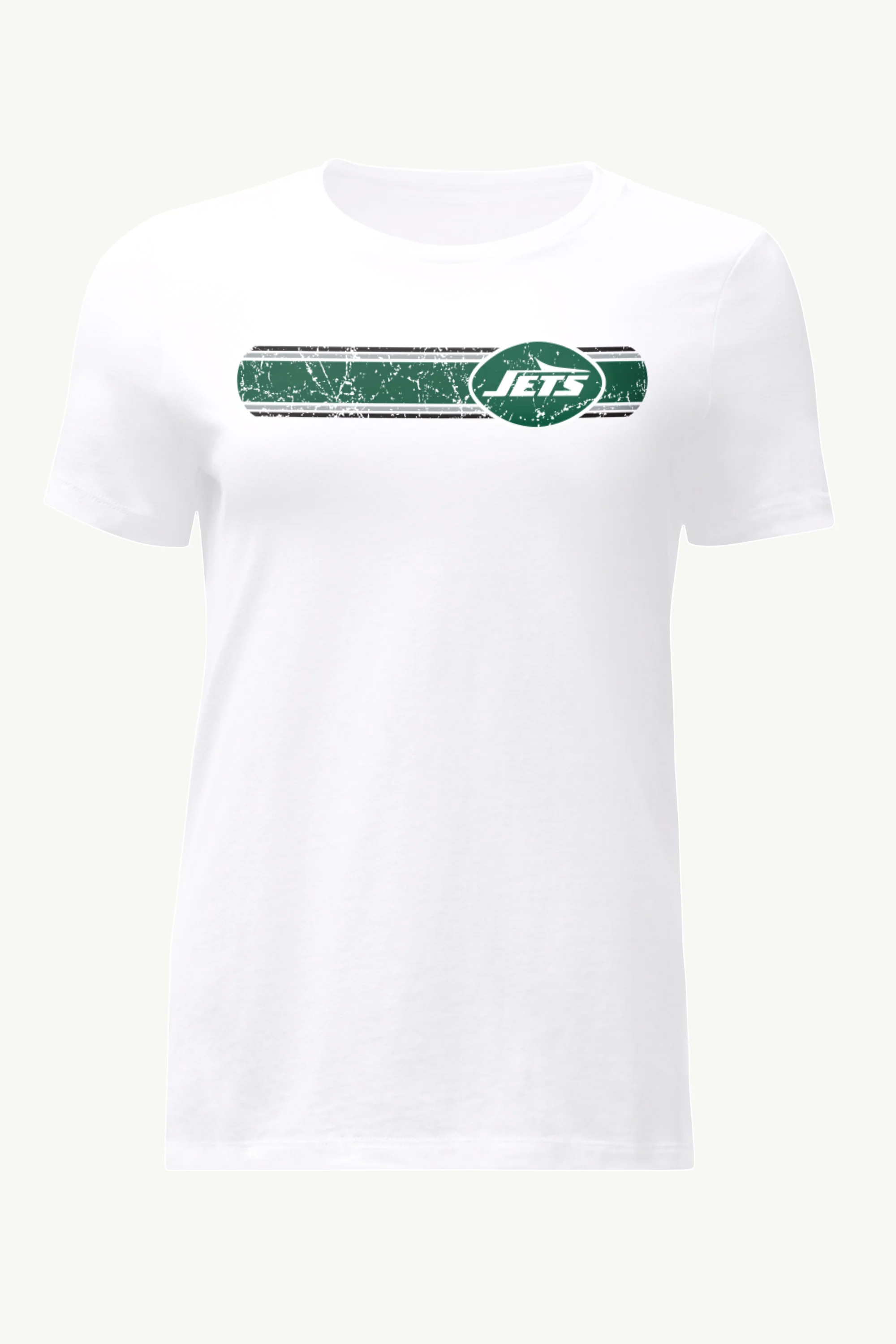 WOMENS NEW YORK JETS STRIPE T SHIRT
