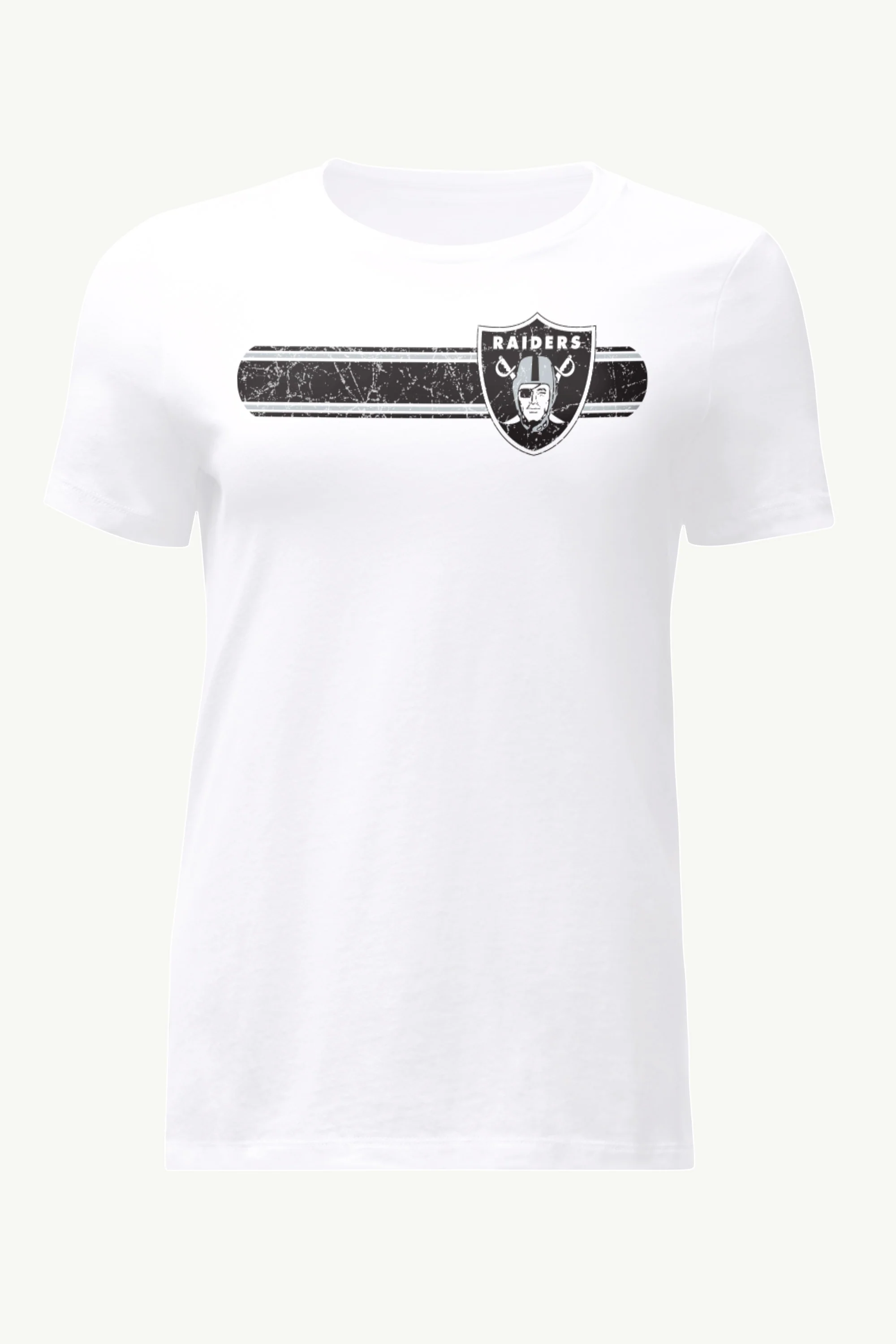 WOMENS LAS VEGAS RAIDERS STRIPE T SHIRT