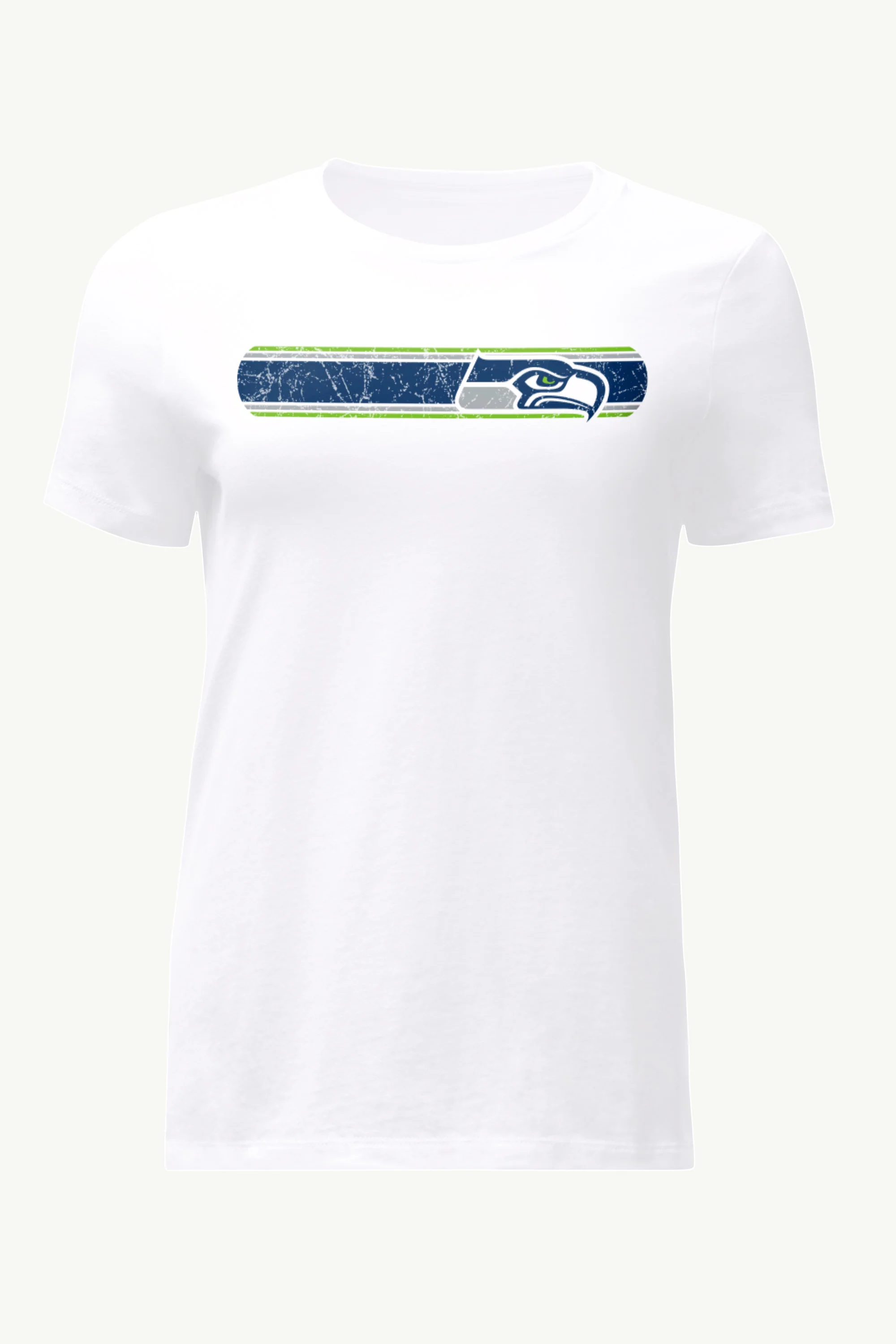 WOMENS SEATTLE SEAHAWKS STRIPE T SHIRT