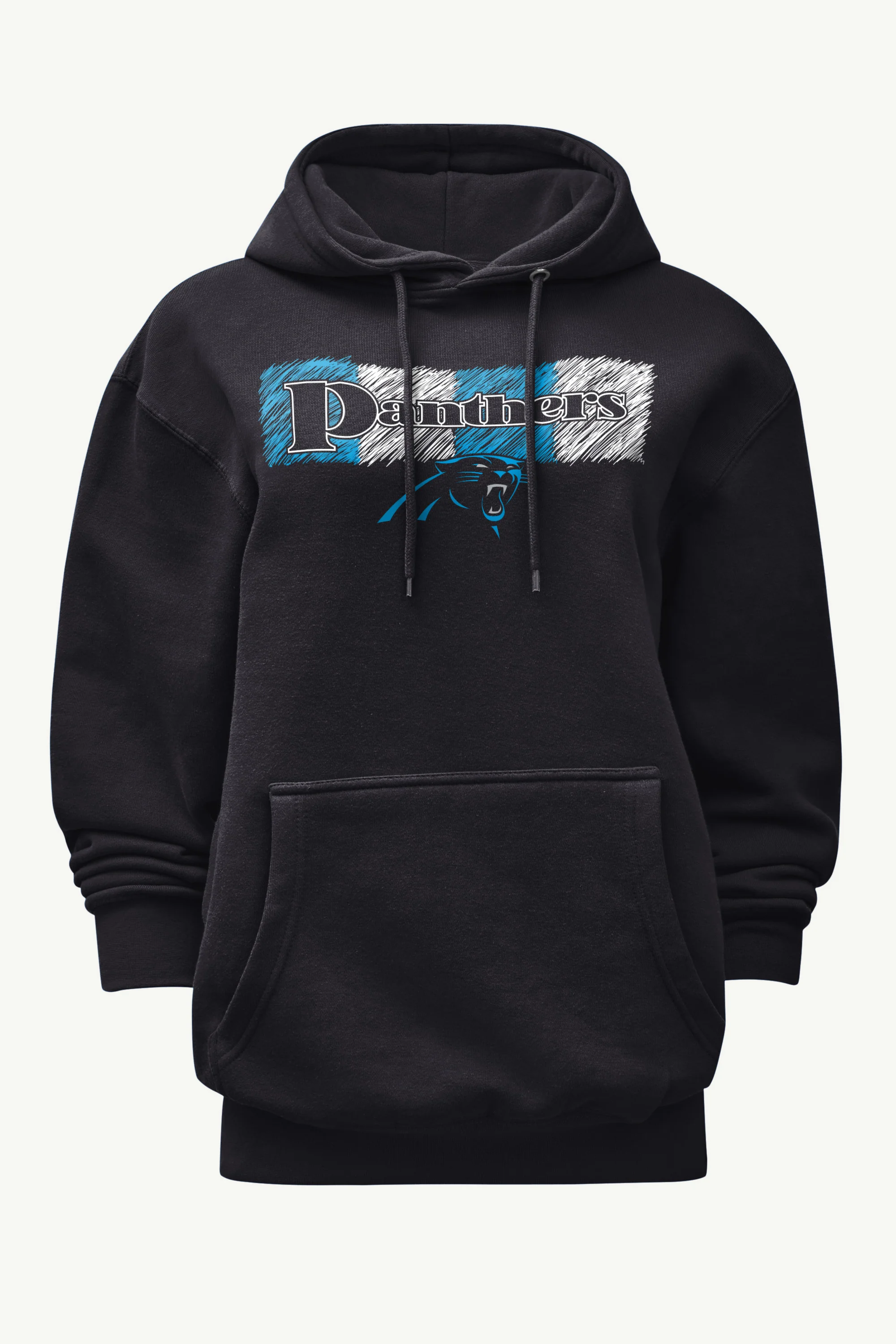 WOMENS CAROLINA PANTHERS COLOR SHADING HOODIE