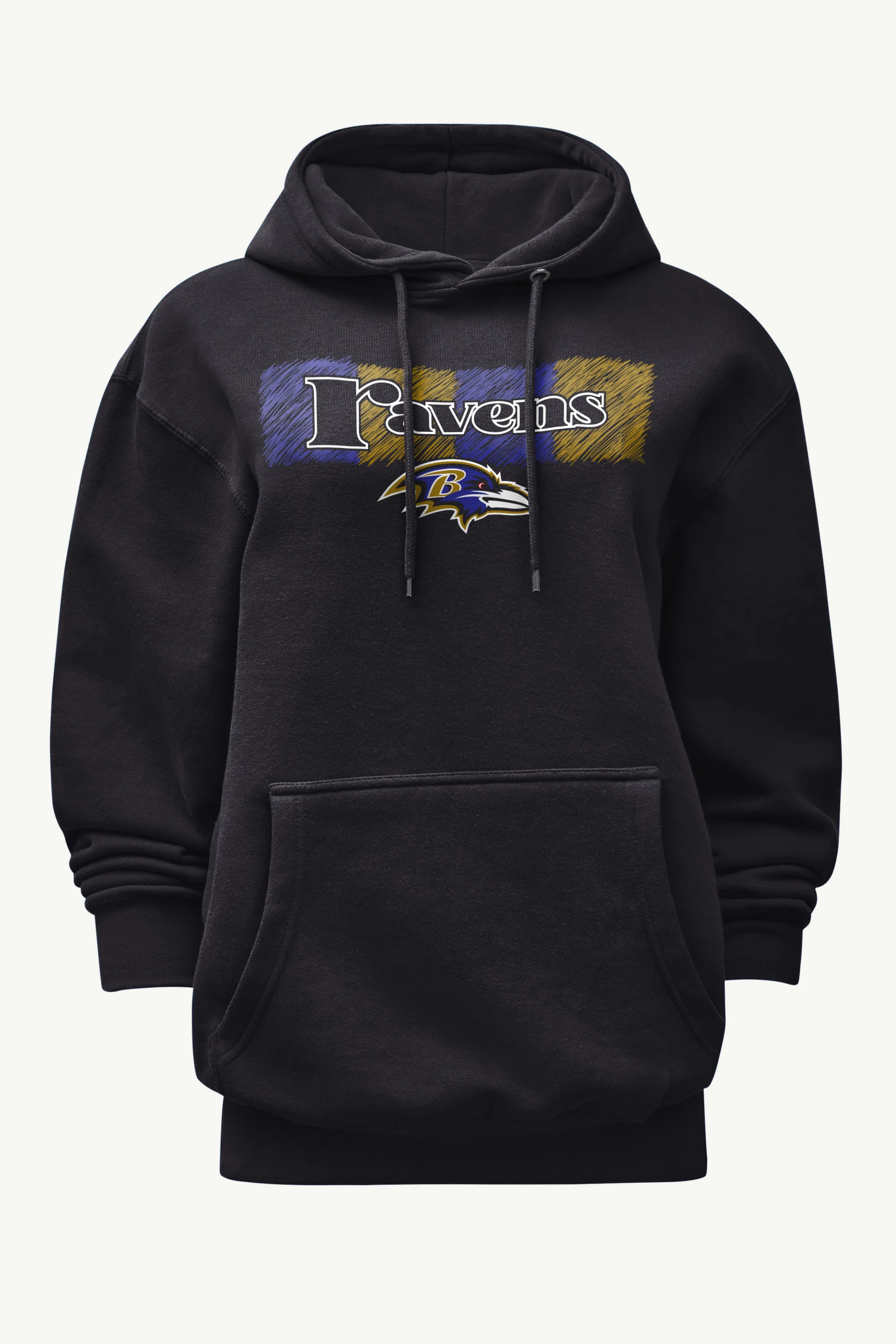 WOMENS BALTIMORE RAVENS COLOR SHADING HOODIE