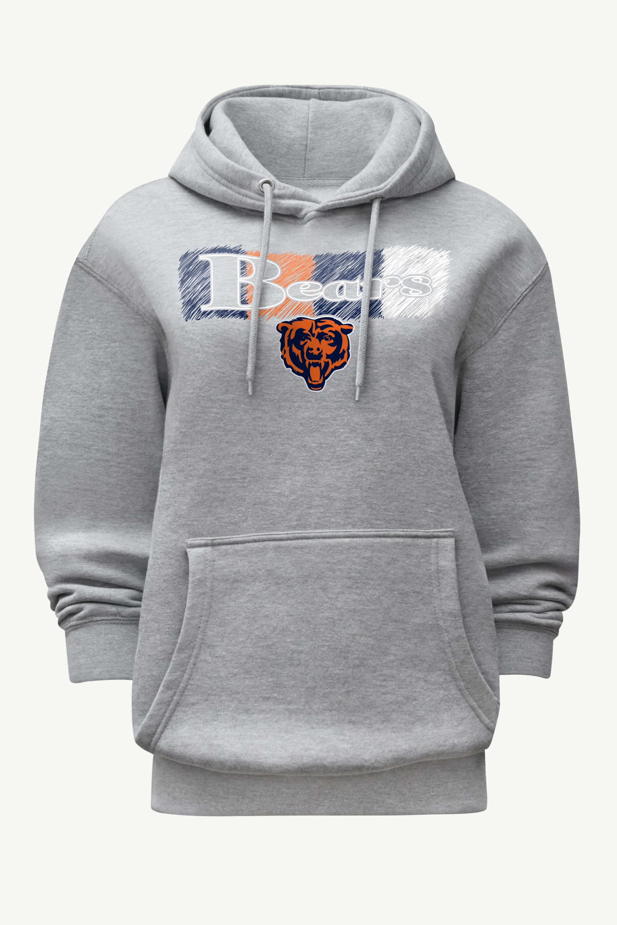 WOMENS CHICAGO BEARS COLOR SHADING HOODIE