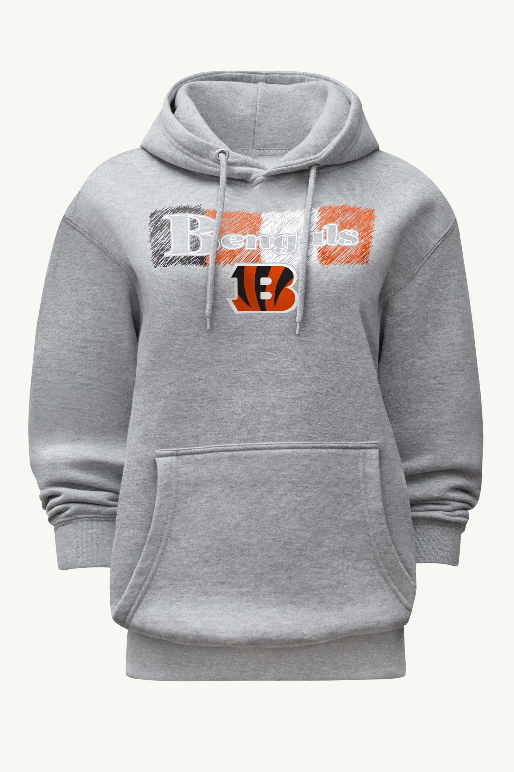 WOMENS CINCINATI BENGALS COLOR SHADING HOODIE