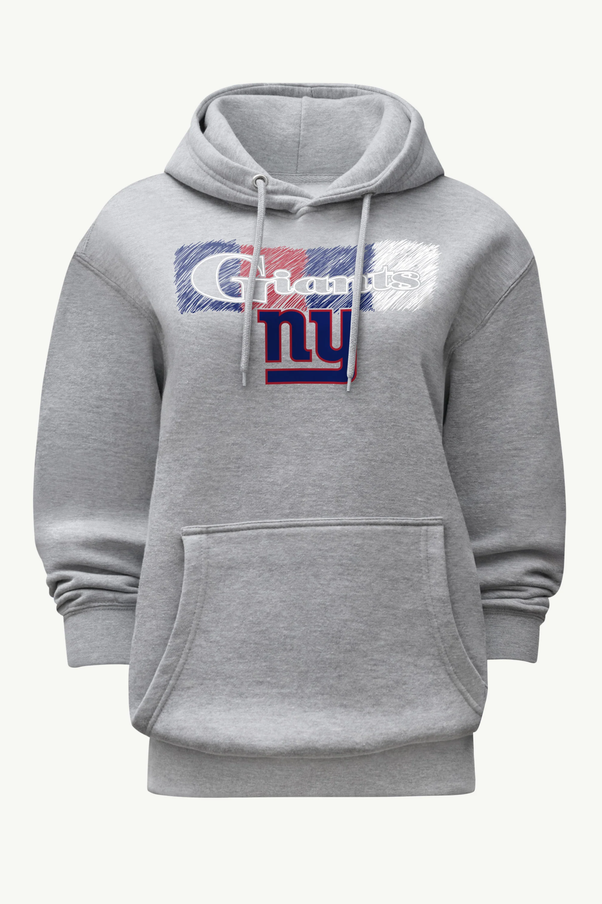 WOMENS NEW YORK GIANTS COLOR SHADING HOODIE