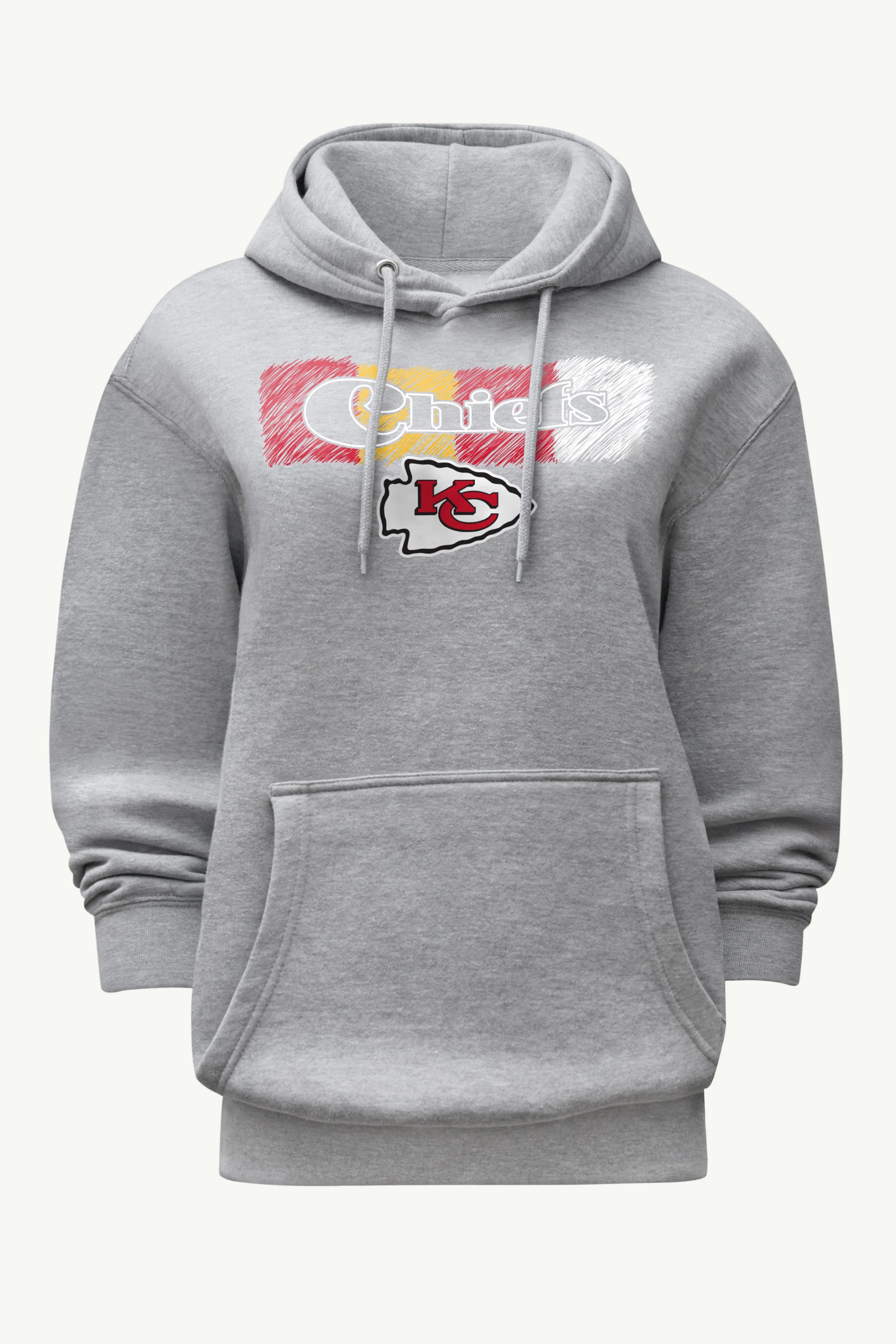 WOMENS KANSAS CITY CHIEFS COLOR SHADING HOODIE