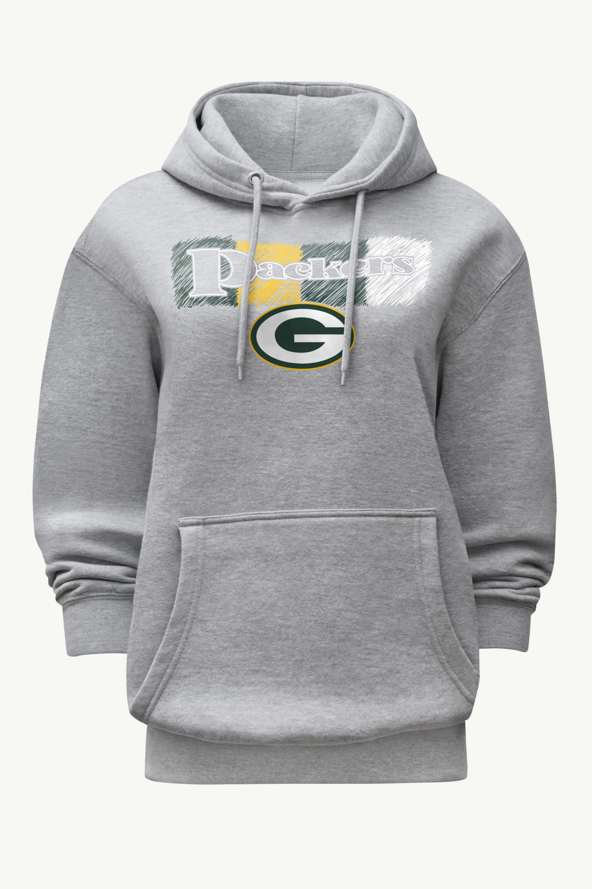WOMENS GREEN BAY PACKERS COLOR SHADING HOODIE