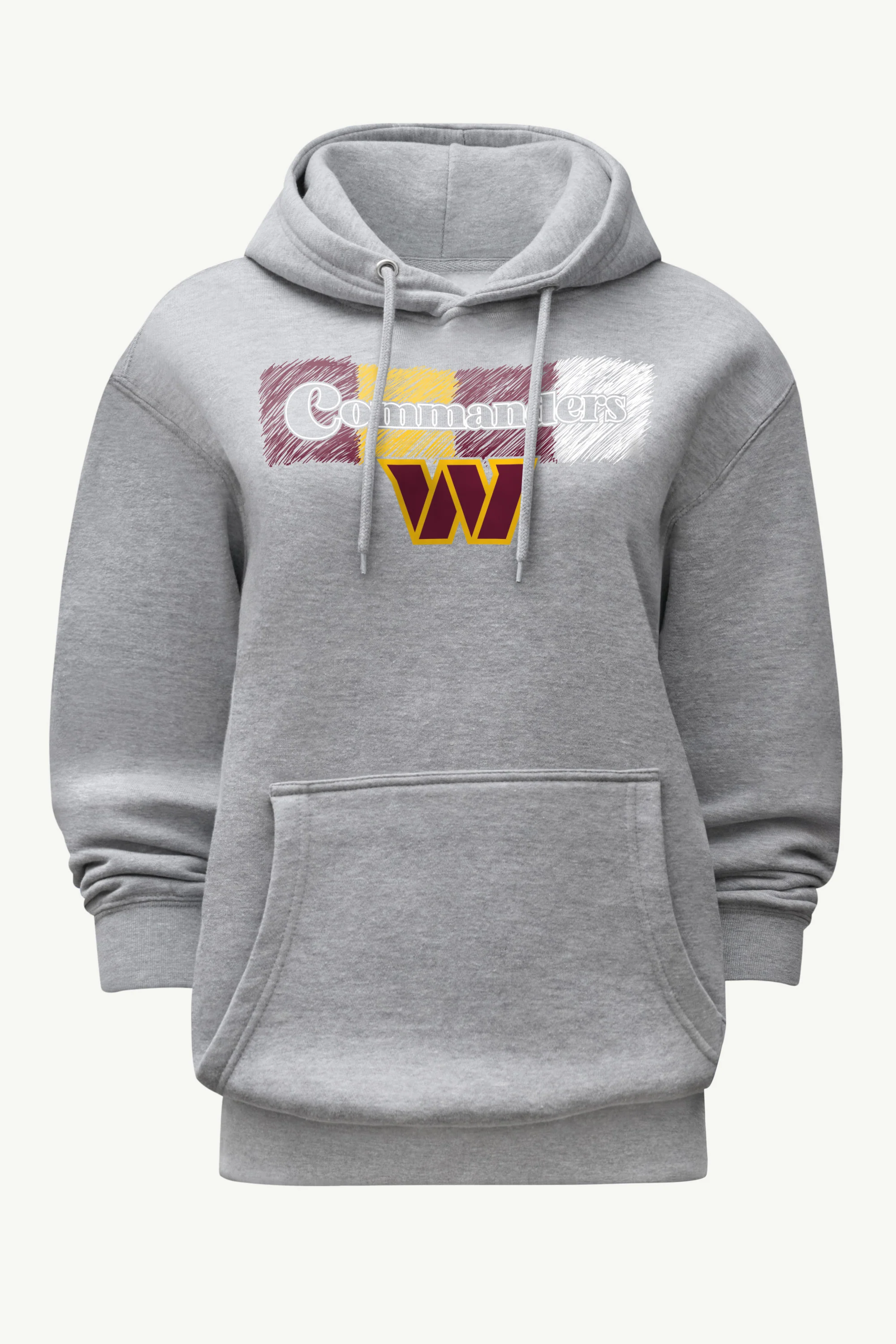 WOMENS WASHINGTON COMMANDERS COLOR SHADING HOODIE