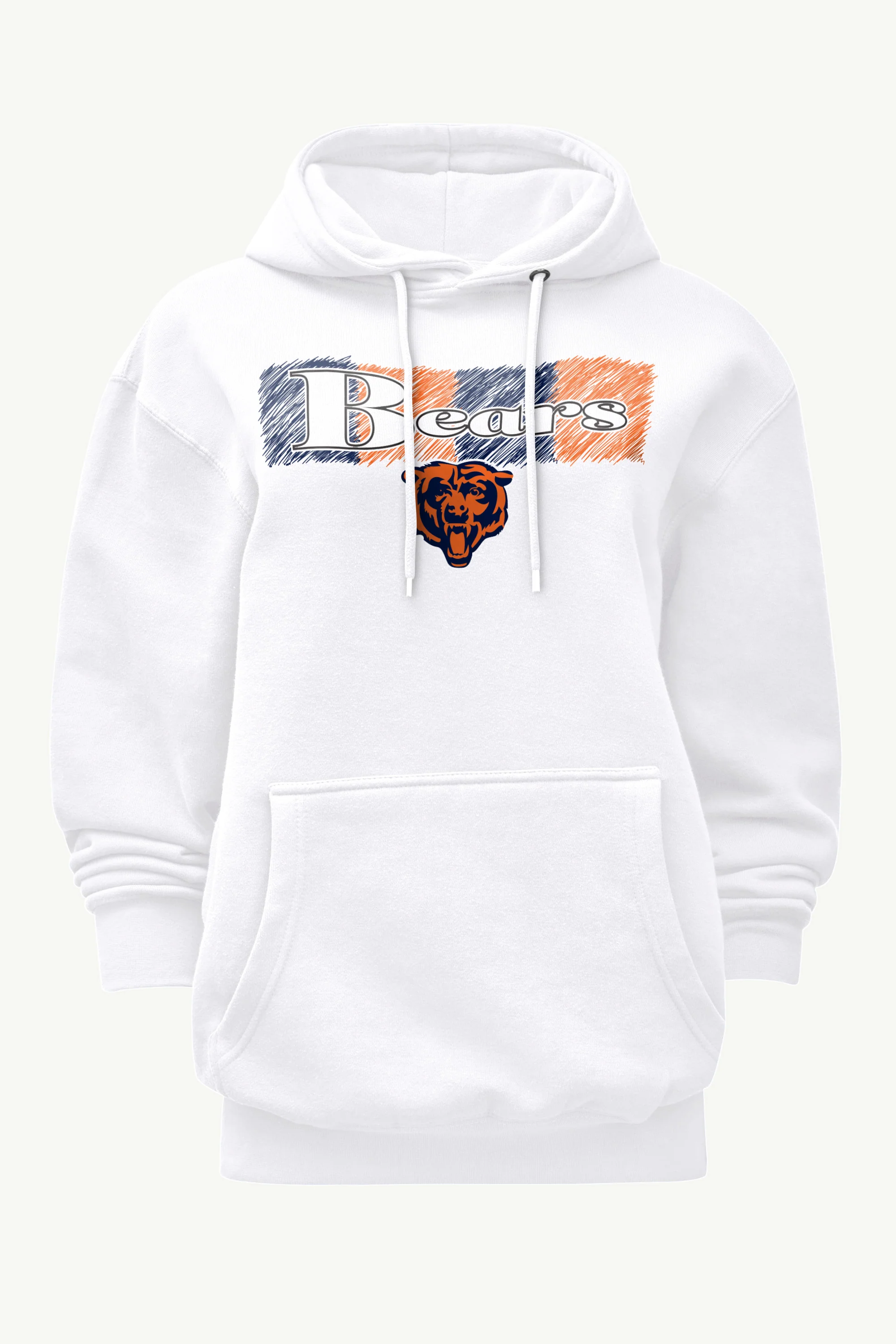 WOMENS CHICAGO BEARS COLOR SHADING HOODIE